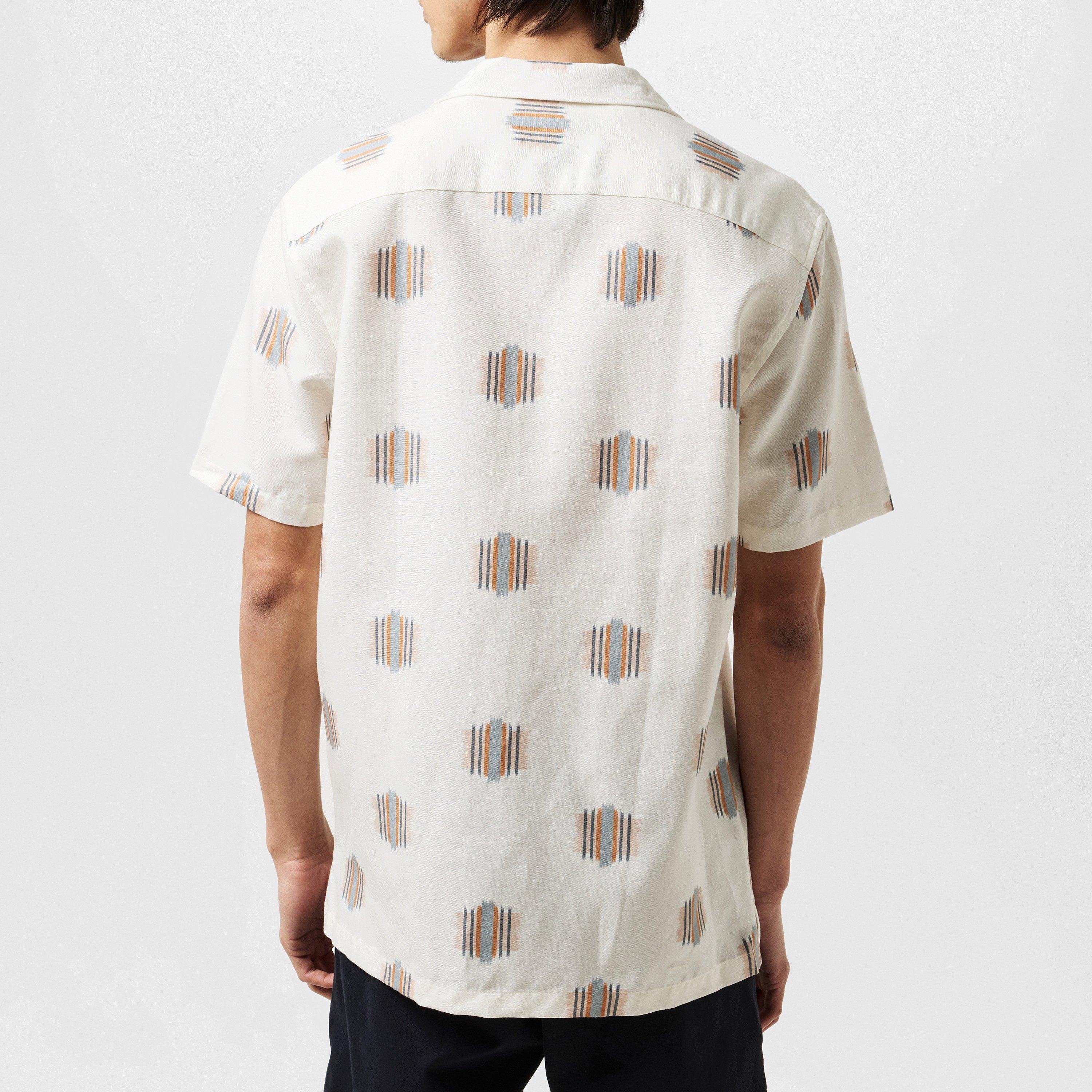 Écru - Ted Baker - Dimitre Short Sleeve Shirt - 4