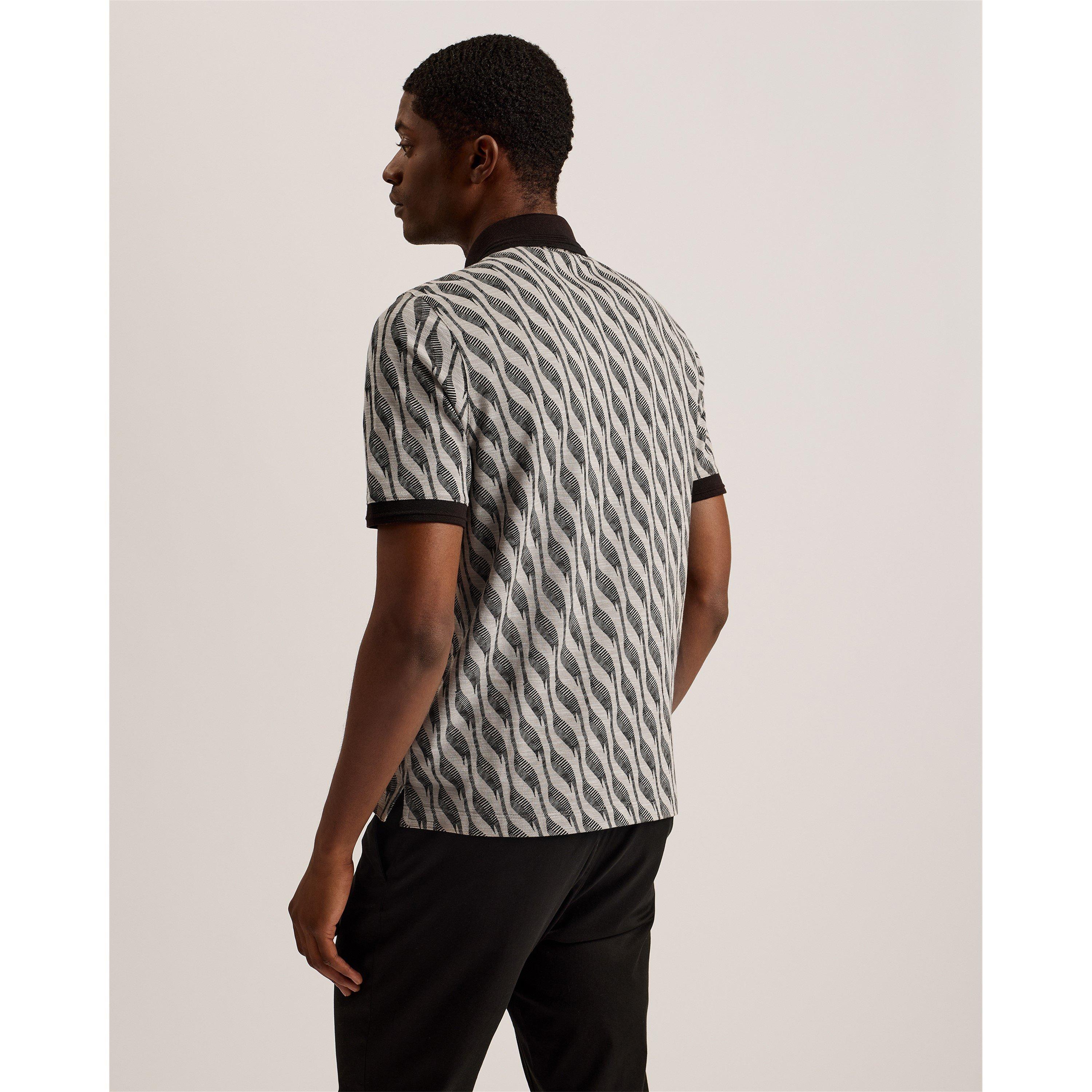 Marrone - Ted Baker - Jacquard Polo Shirt - 2
