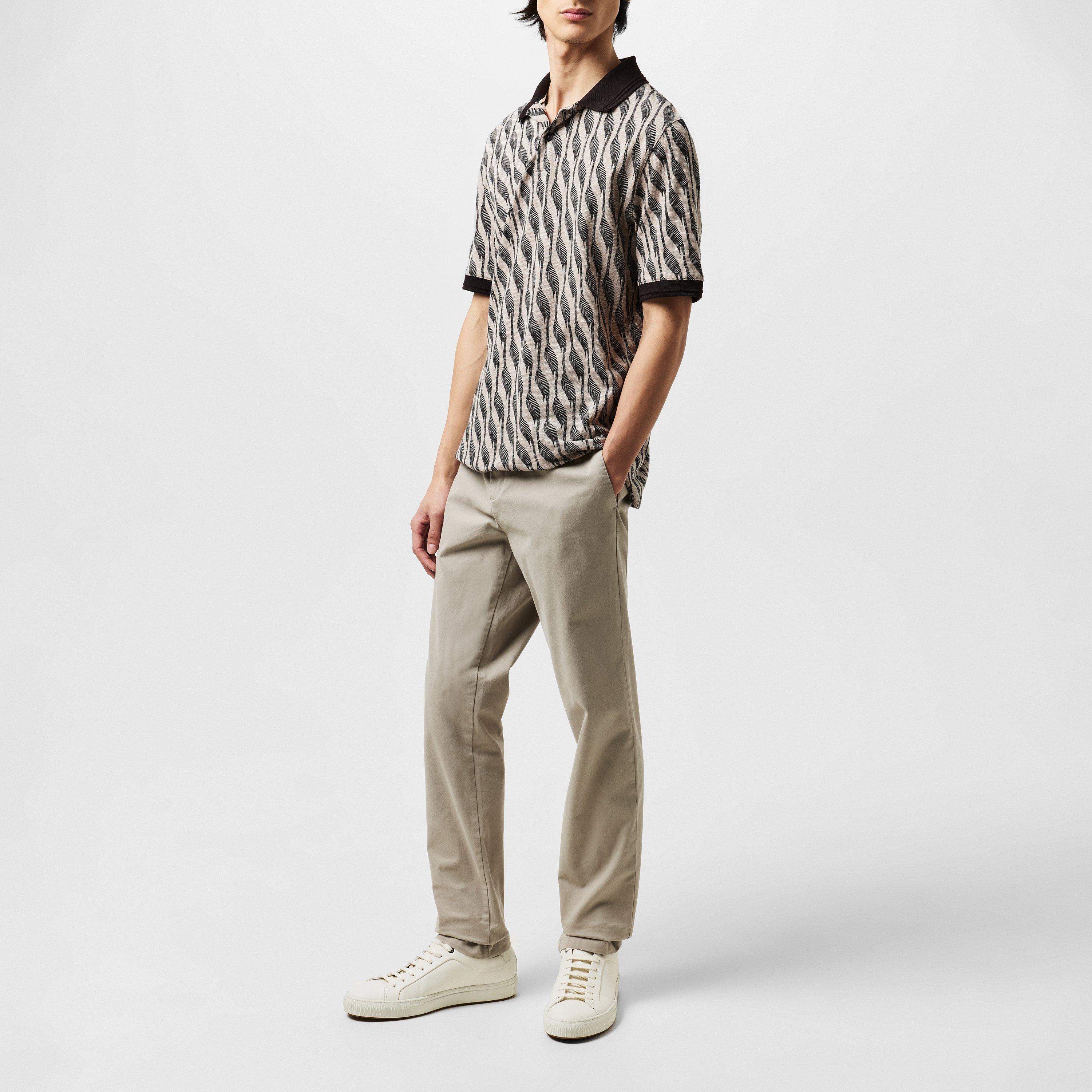 Marrone - Ted Baker - Jacquard Polo Shirt - 5