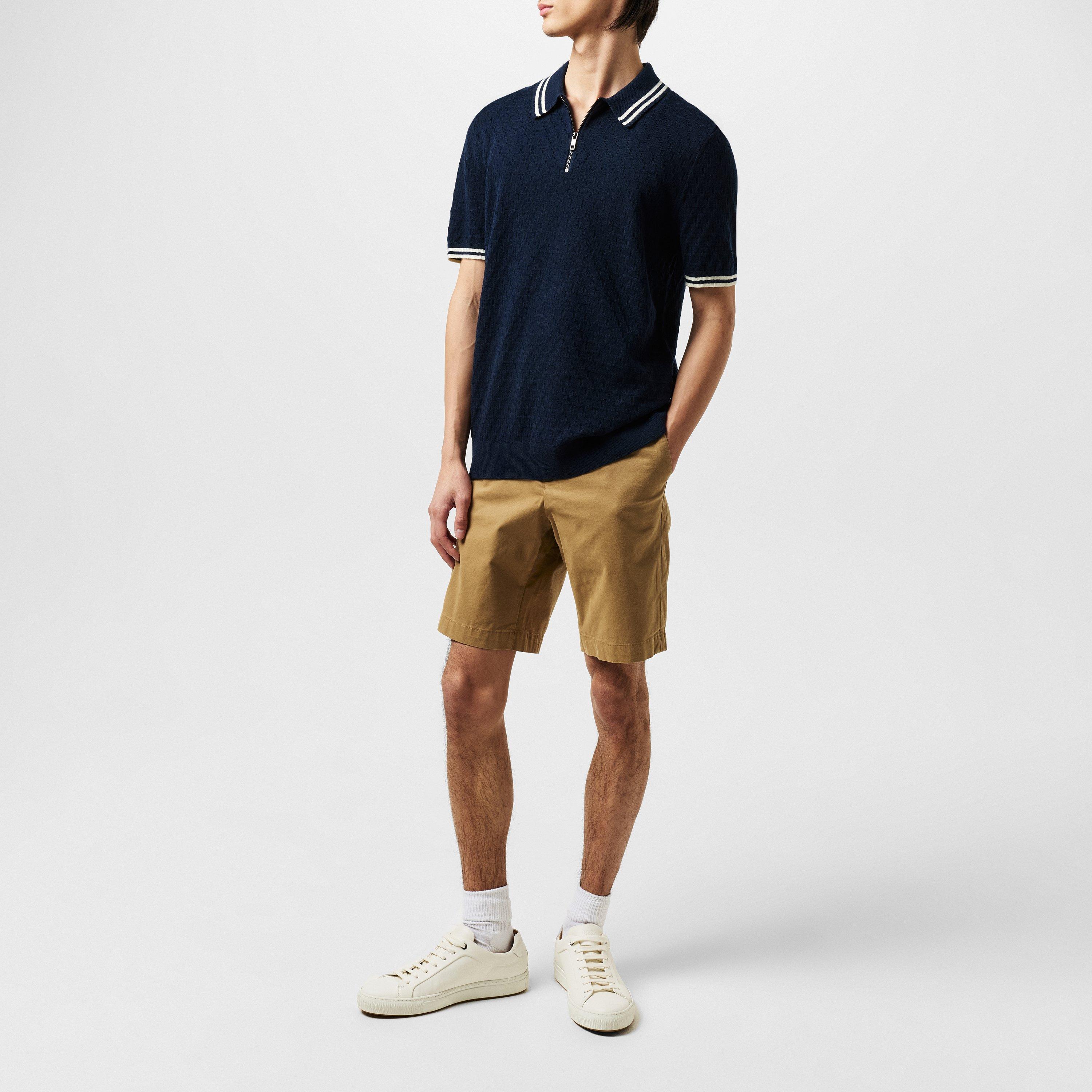 Blu navy - Ted Baker - Mahani Zip Polo Shirt - 5