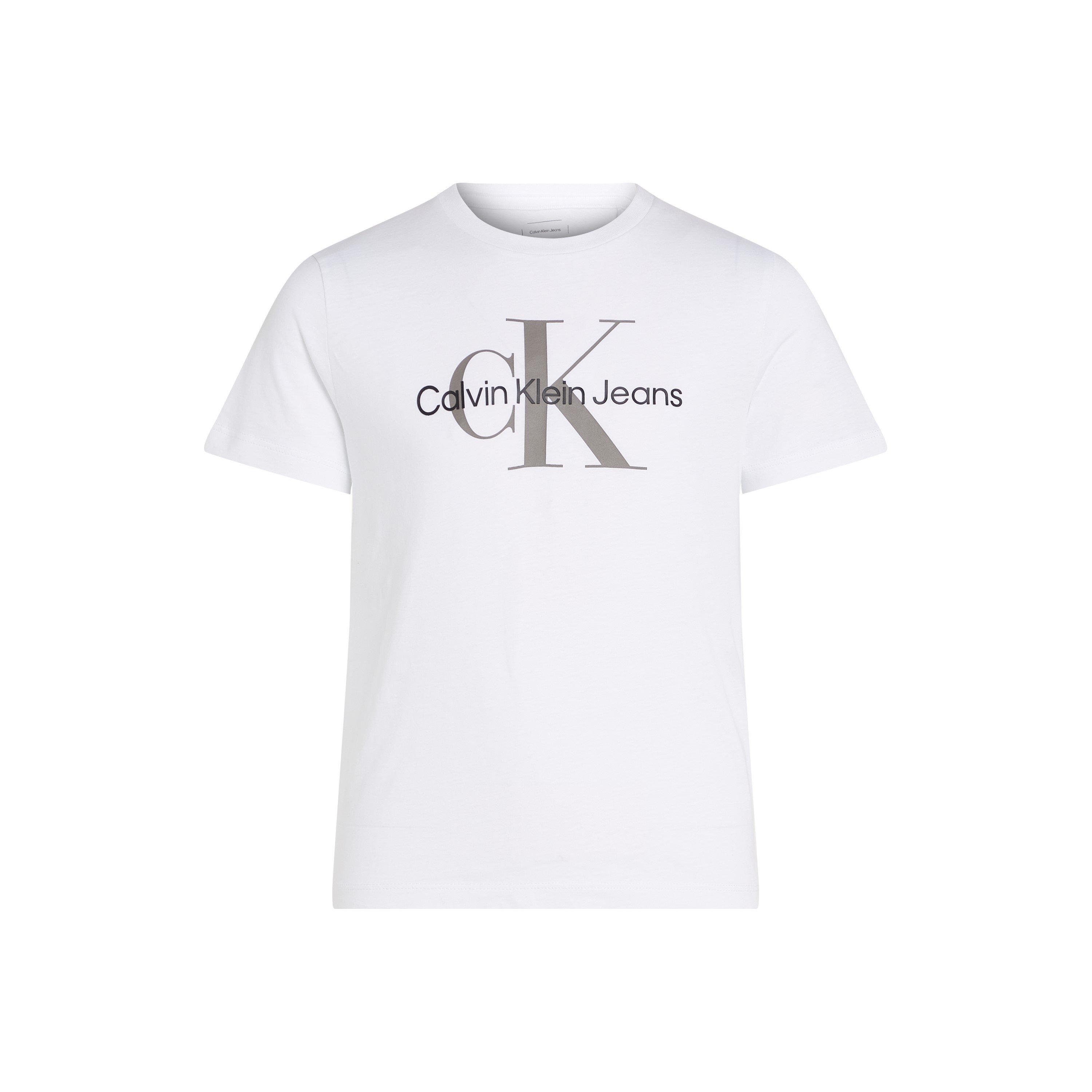 Bright White - Calvin Klein Jeans - Monogram T Shirt Junior - 1
