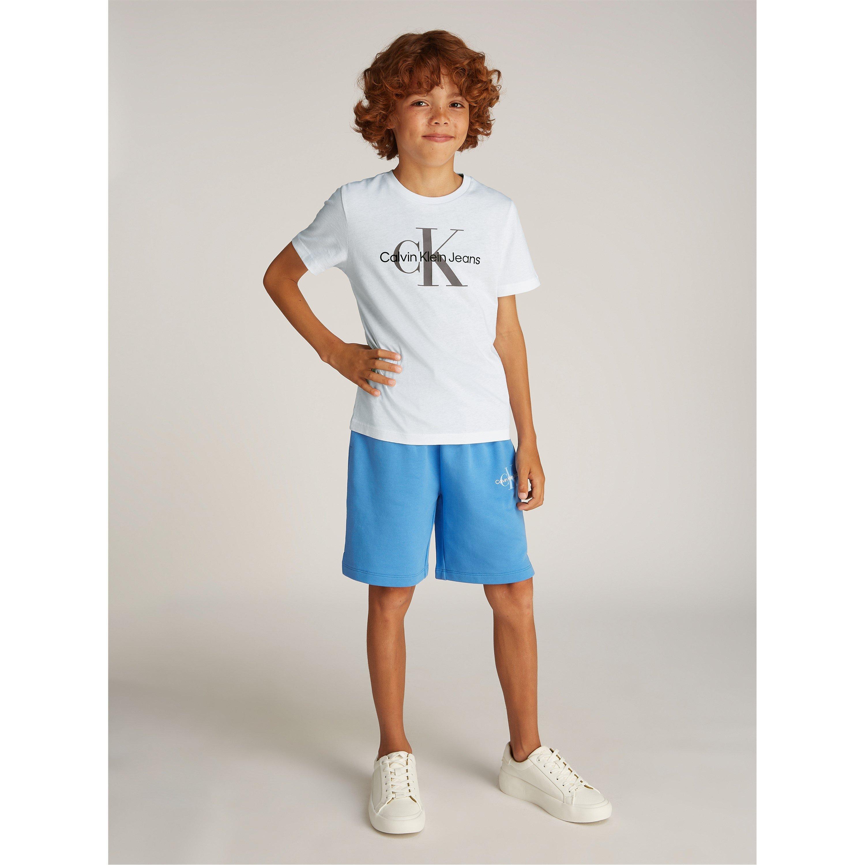 Bright White - Calvin Klein Jeans - Monogram T Shirt Junior - 2