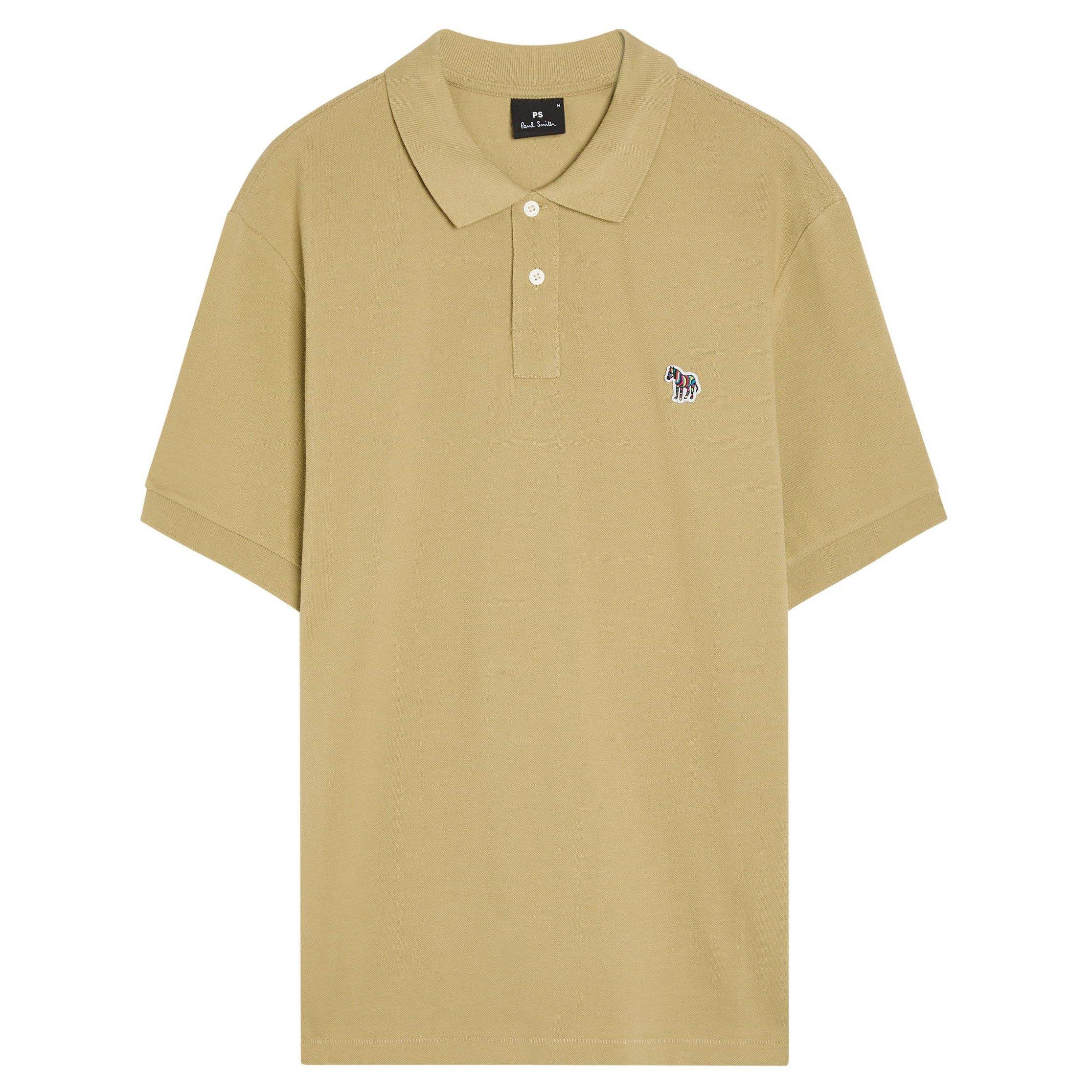 BROWN - PS Paul Smith - PS ZEBRA LOGO POLO SS