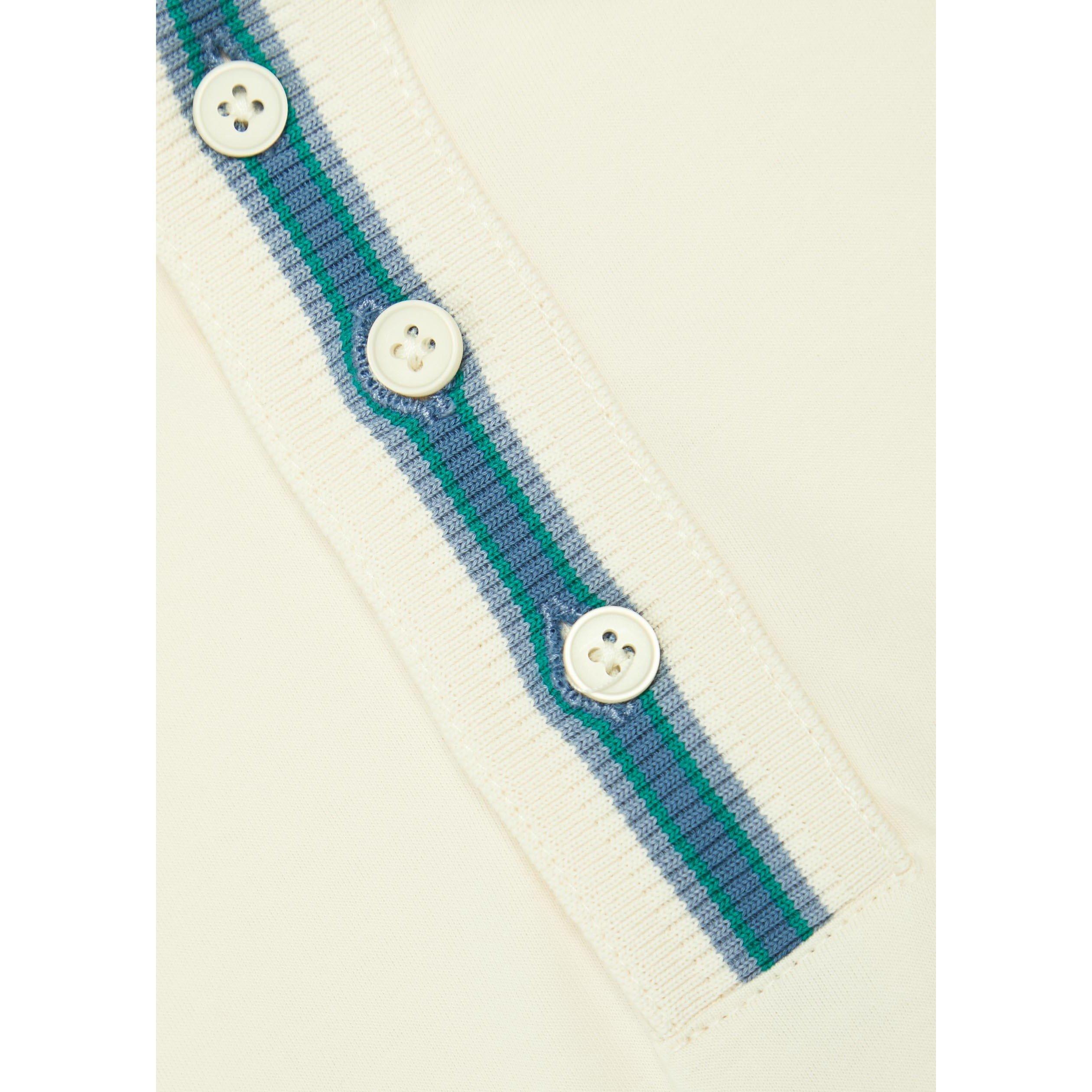 WHITE - PS Paul Smith - Men's Cotton Short-Sleeve Polo Shirt - 4
