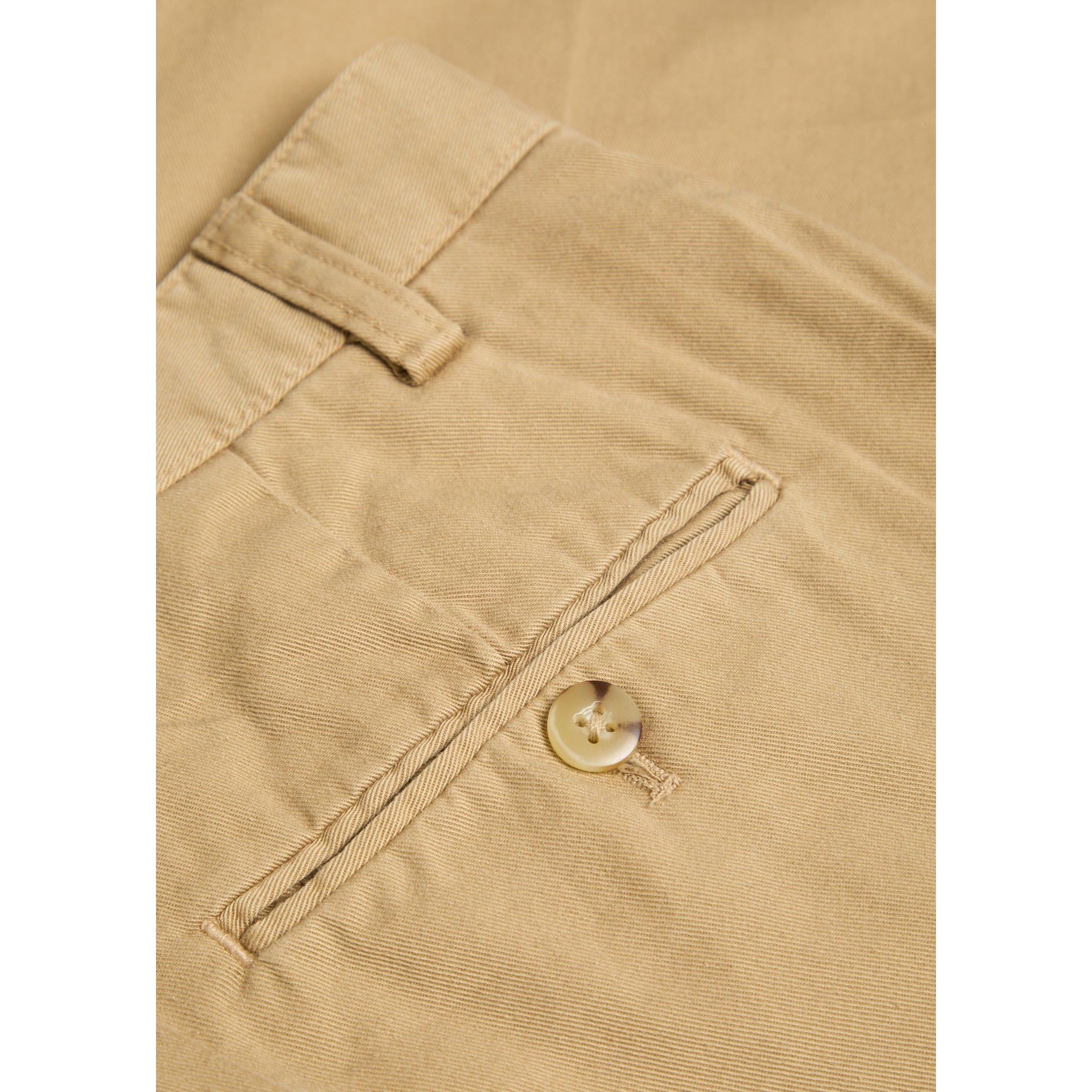 BROWN - Polo Ralph Lauren - Women's Cotton Straight-Leg Trousers - 4
