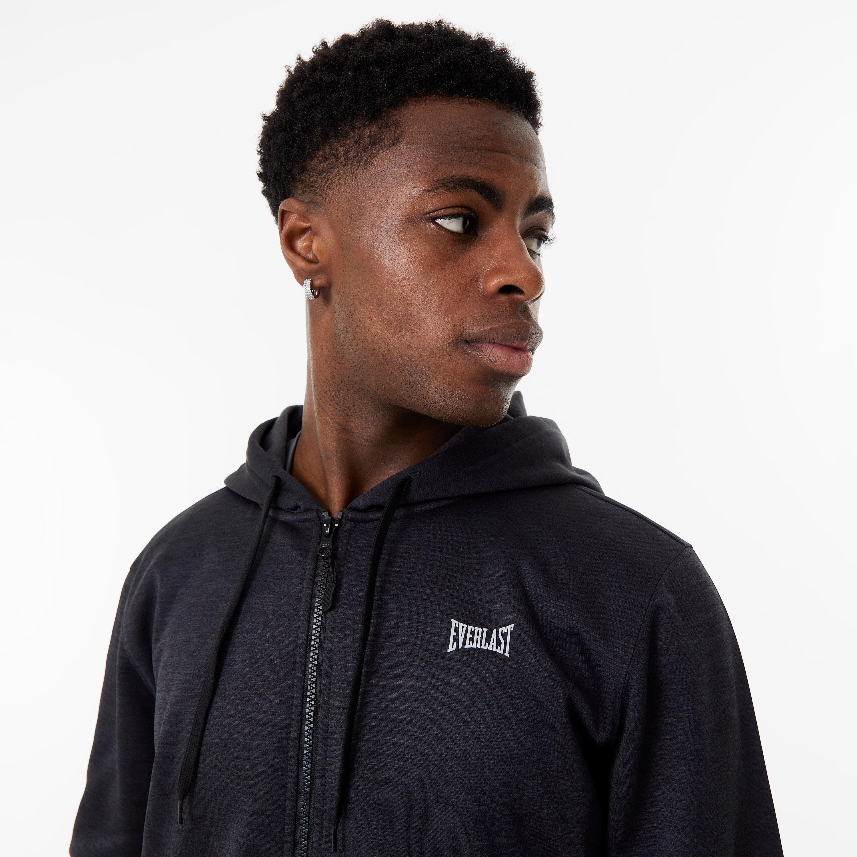 Zwart - Everlast - Zip Poly Hoodie - 3