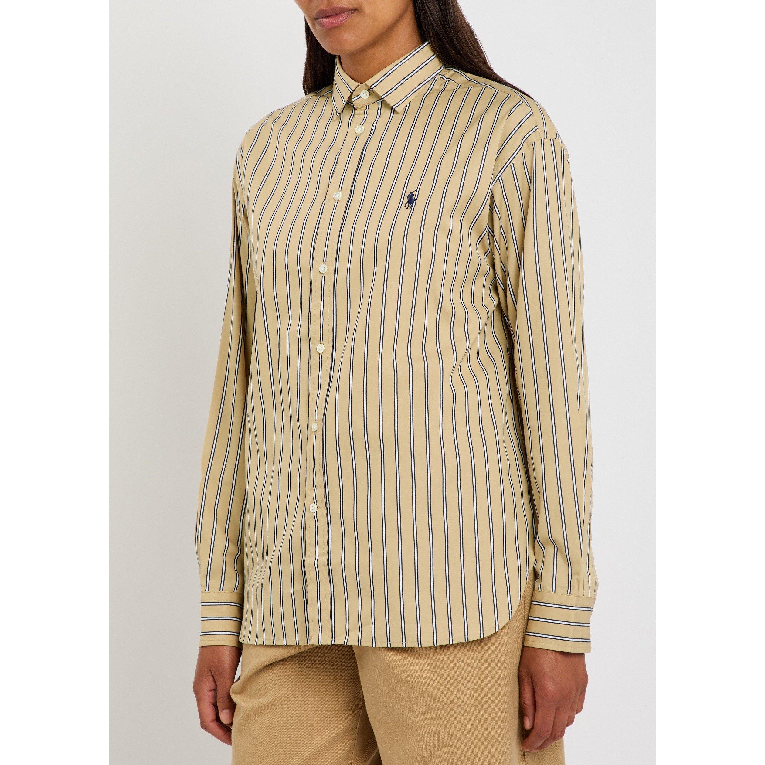 LIGHT BROWN - Polo Ralph Lauren - LS RMSY ST-LONG SLEEVE-BLOUSE - 2