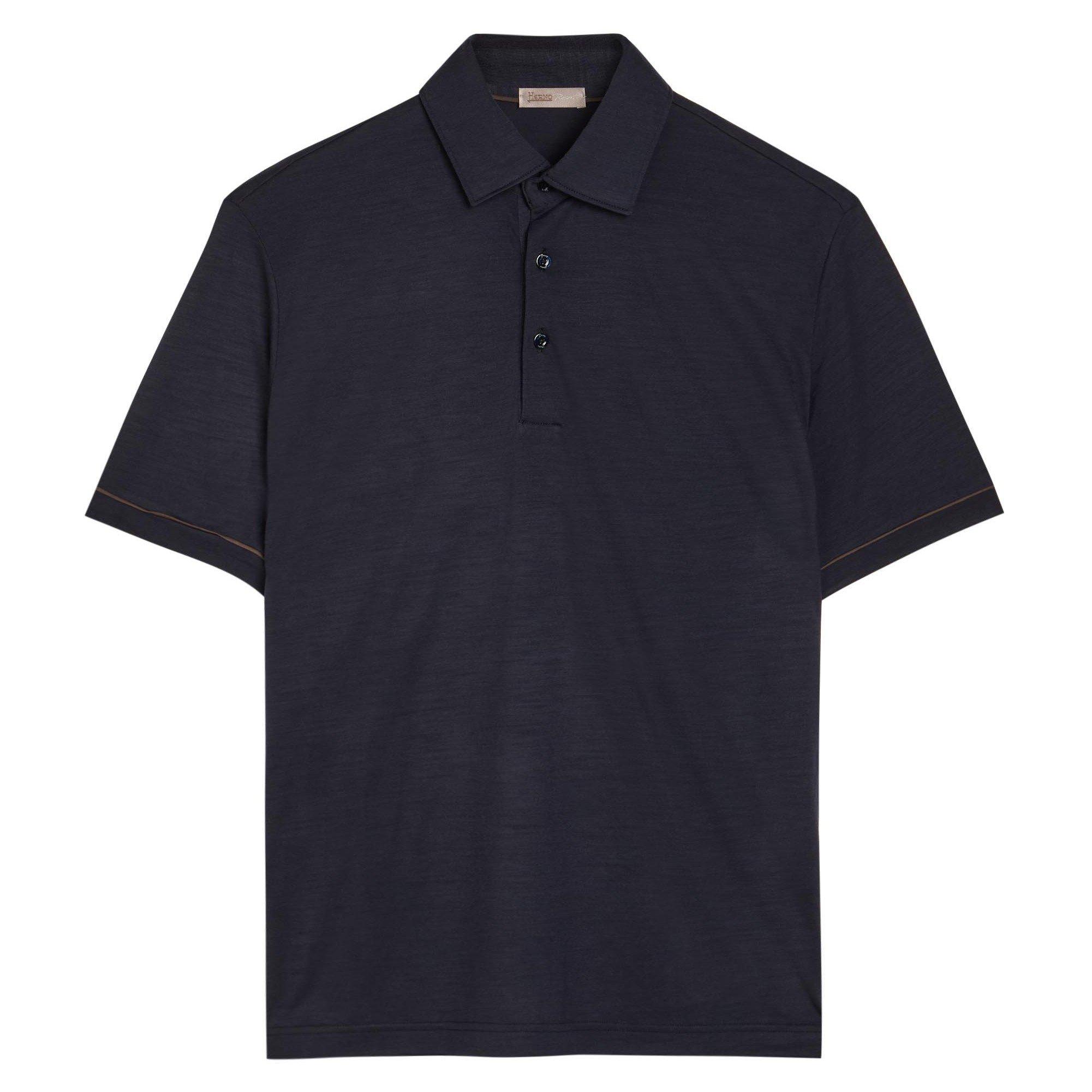 NAVY - Herno - HER SS POLO SHIRT