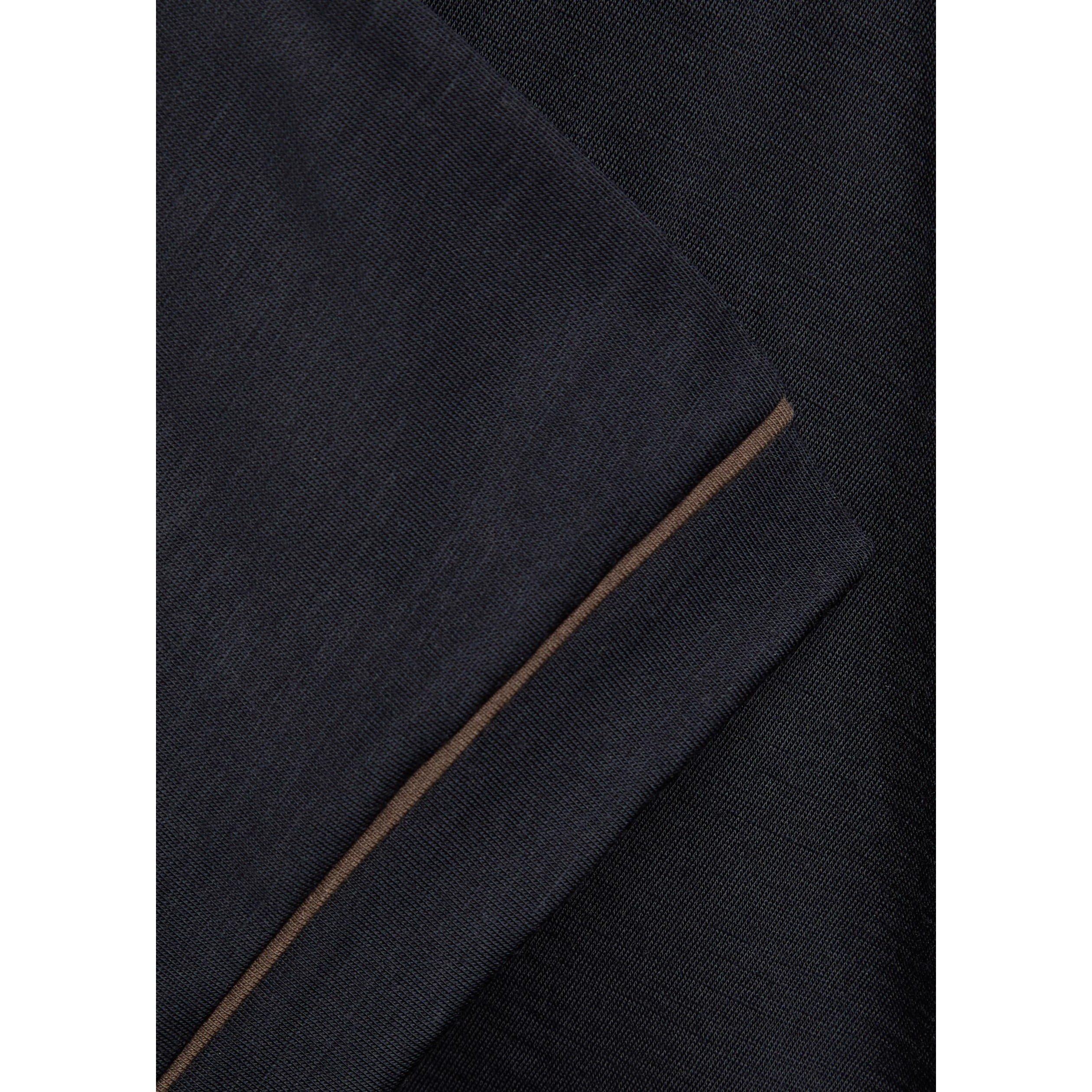 NAVY - Herno - Men's Wool Short-Sleeve Polo Shirt - 4