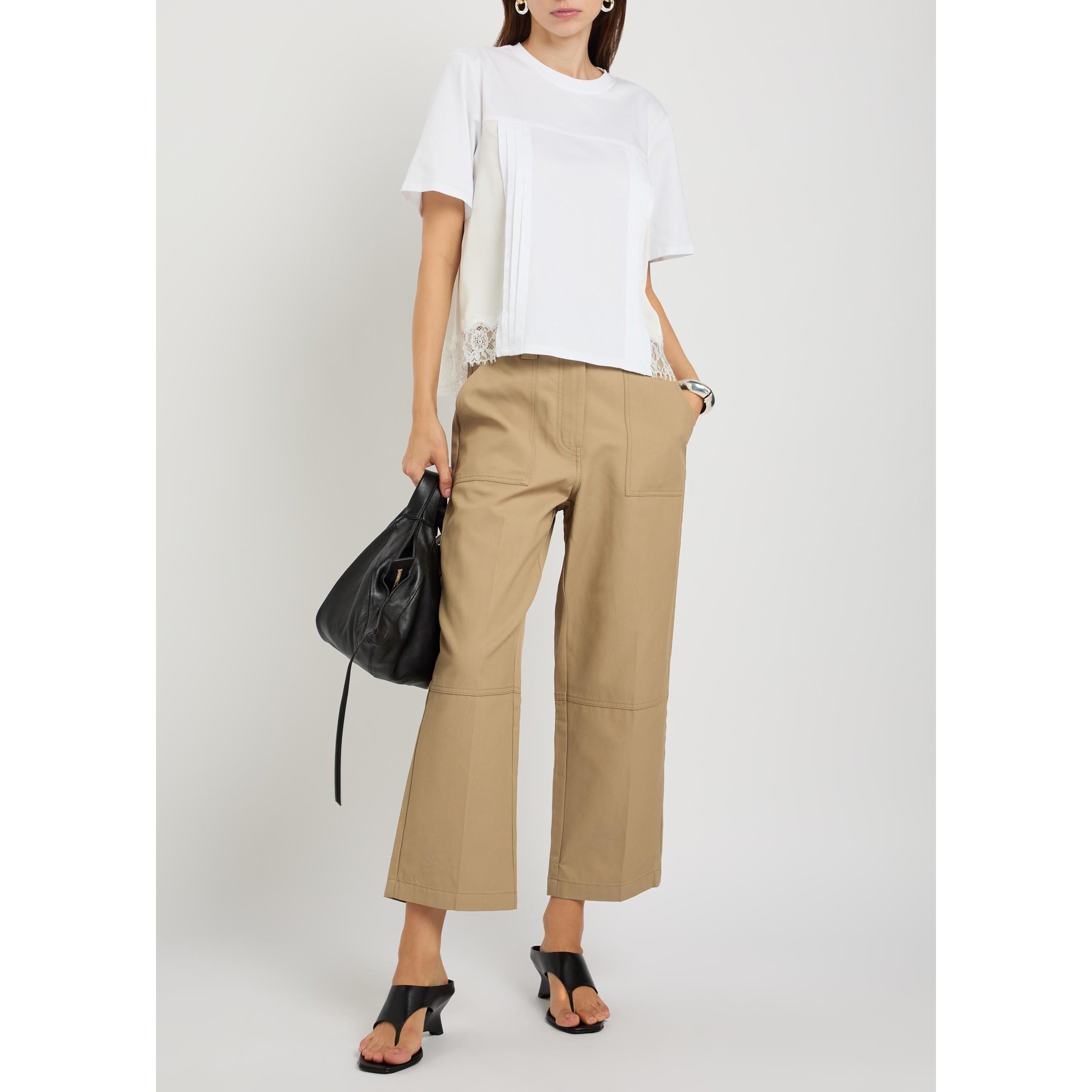 SAND - Philip Lim - TR STRAIGHT LEG UTILITY PANTS - 5