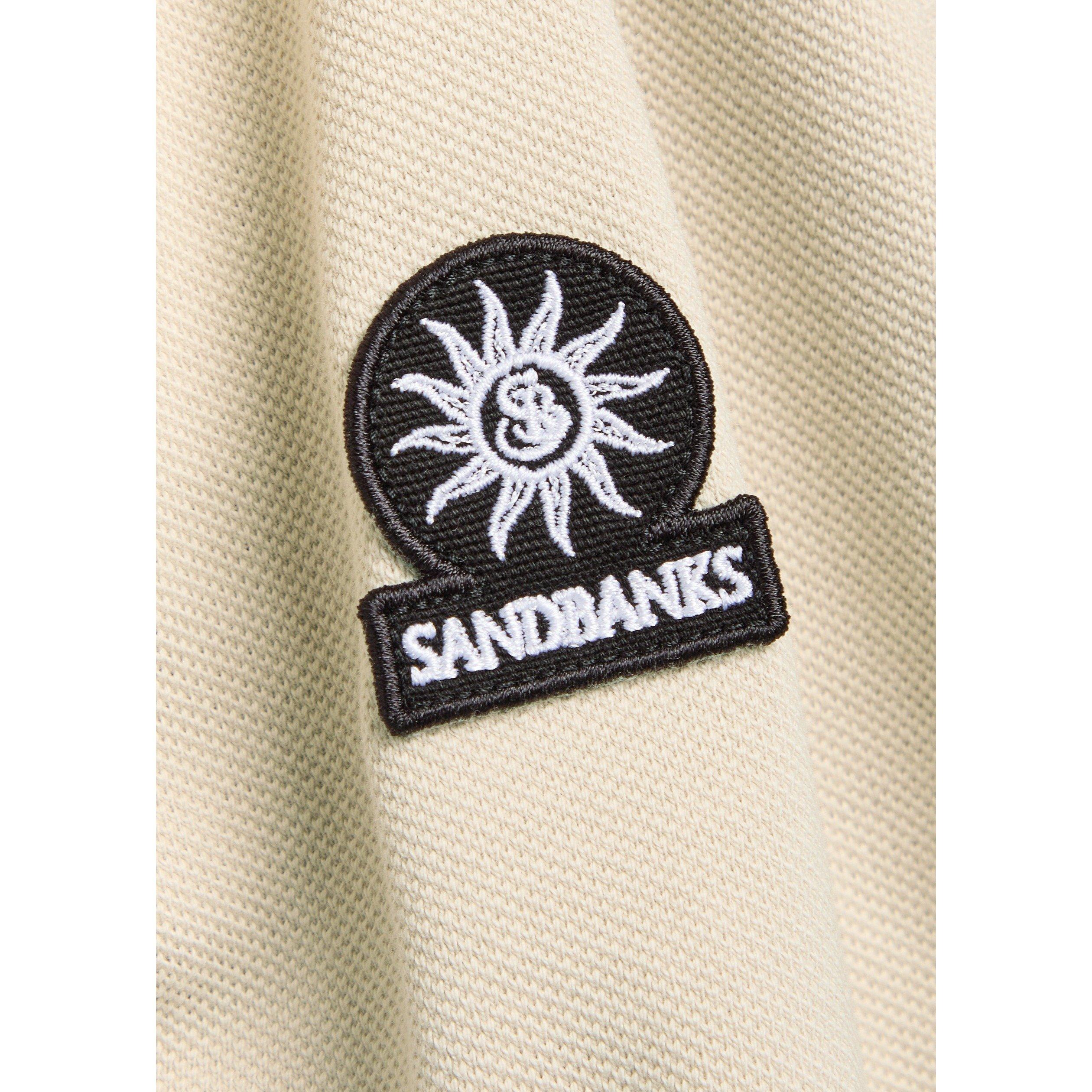 BEIGE - Sandbanks - Men's Cotton Short-Sleeve Polo Shirt - 4