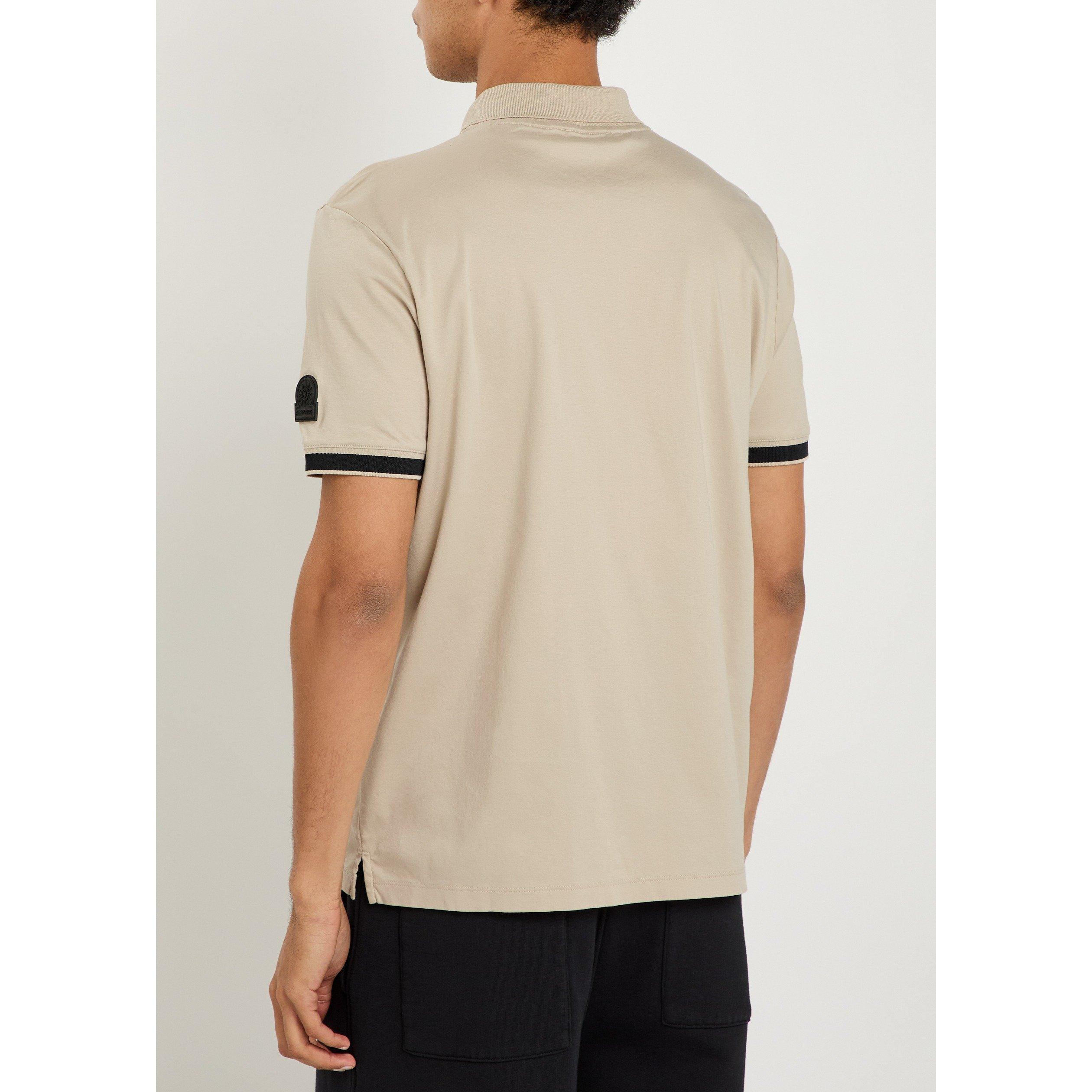 BEIGE - Sandbanks - SB POLO SS 1/4 ZIP SILICON - 3