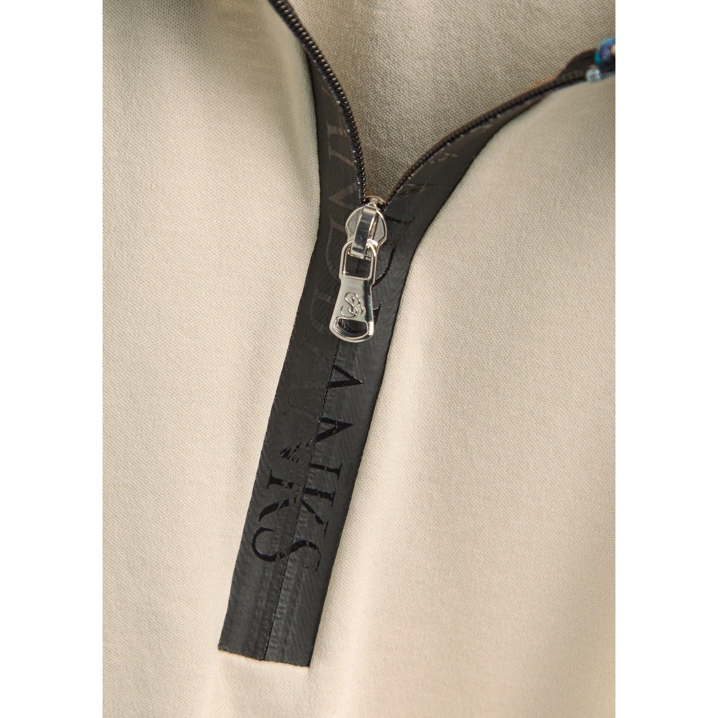 BEIGE - Sandbanks - SB POLO SS 1/4 ZIP SILICON - 4