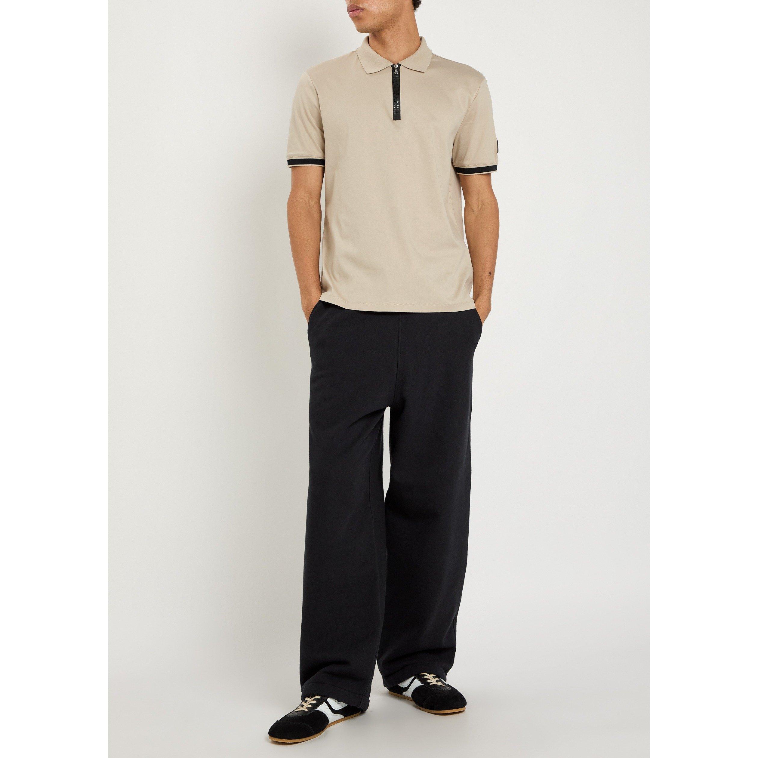 BEIGE - Sandbanks - SB POLO SS 1/4 ZIP SILICON - 5