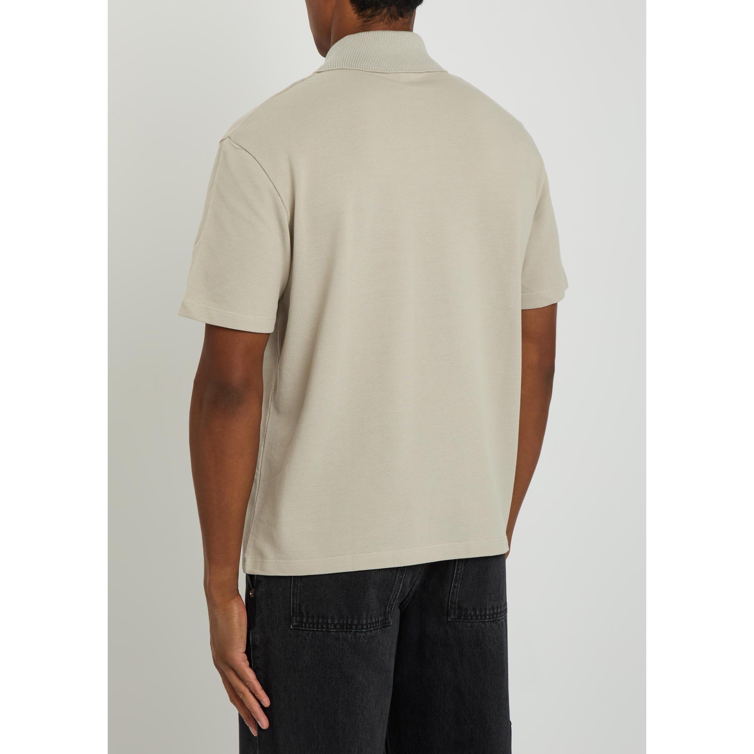 GREY - LOEWE - Men's Cotton Polo Shirt - 3