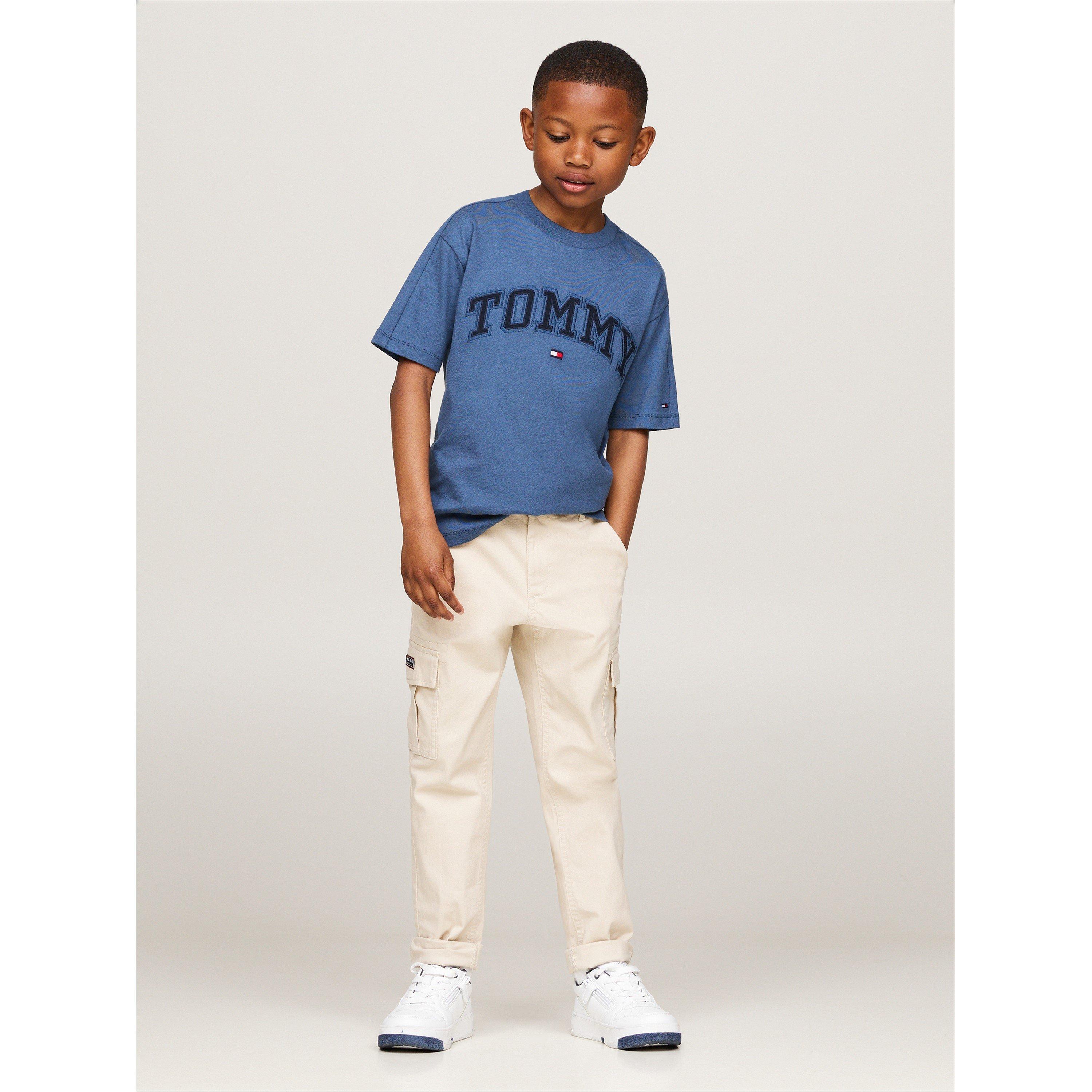 Aegean Sea - Tommy Hilfiger - Kids' Varsity Regular Fit T-Shirt - 3