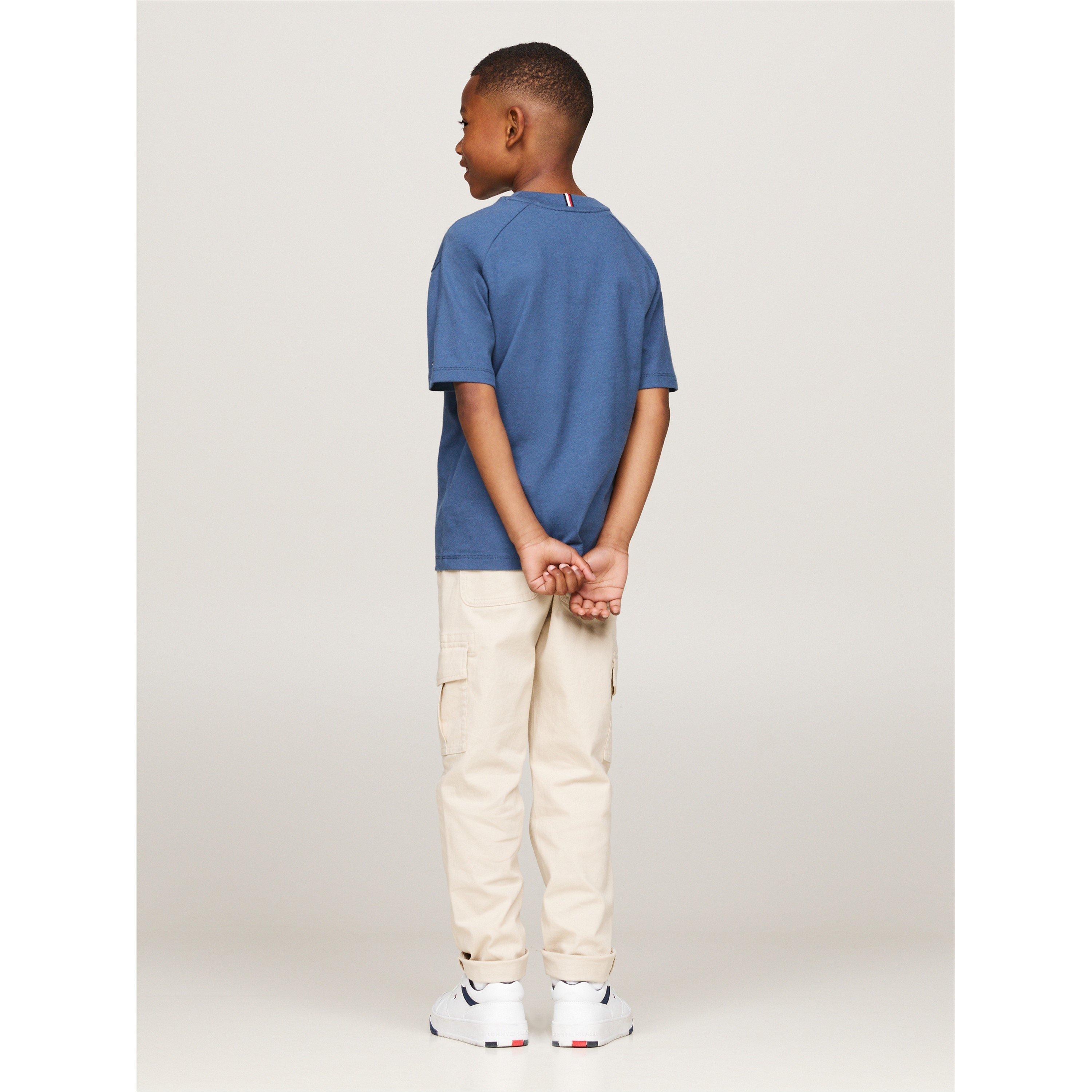 Aegean Sea - Tommy Hilfiger - Kids' Varsity Regular Fit T-Shirt - 4