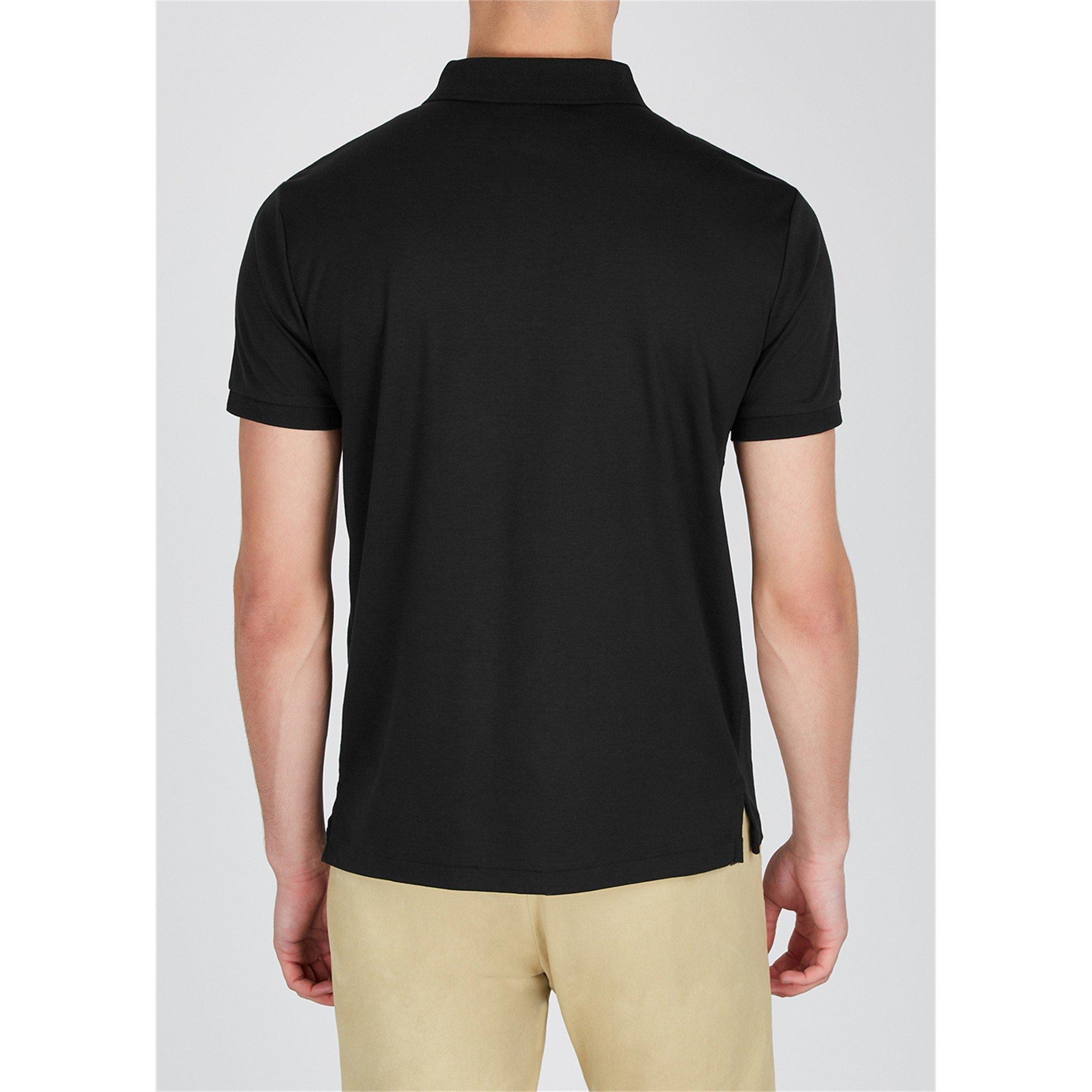 BLACK - Polo Ralph Lauren - PRL PIMA SOFT TOUCH SS POLO - 3