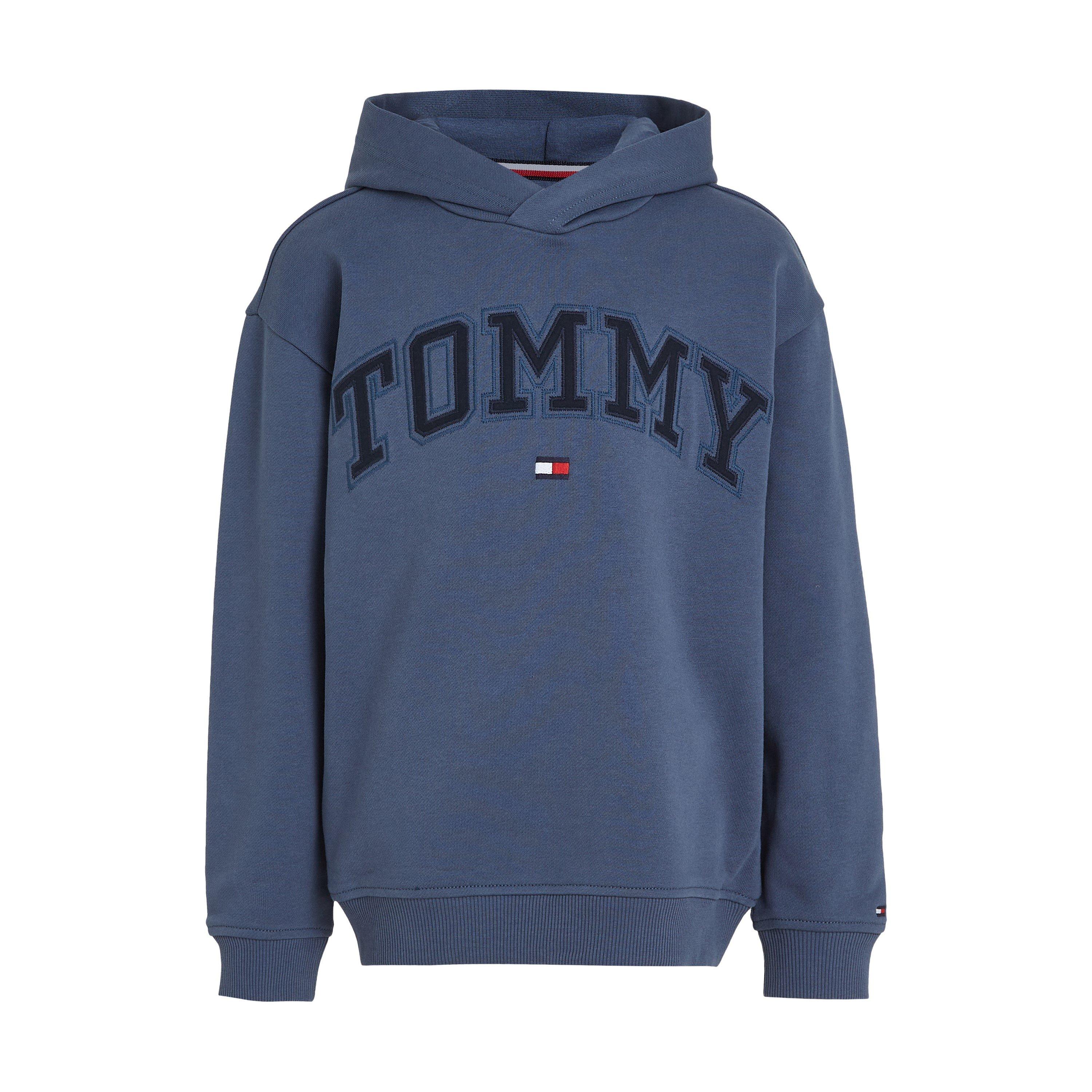 Aegean Sea - Tommy Hilfiger - Varsity Over The Head Hoodie Junior - 4