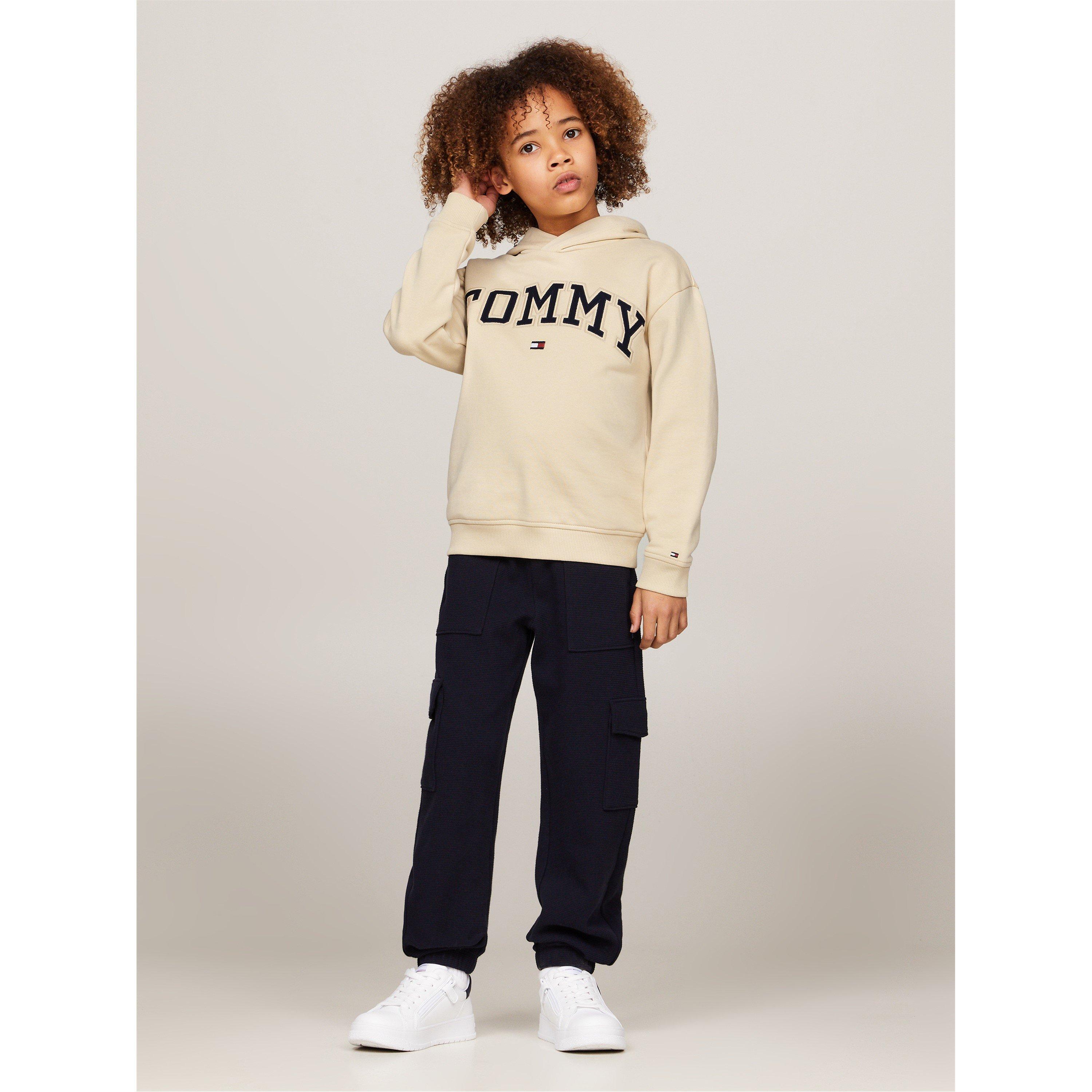 Country Ivory - Tommy Hilfiger - Varsity Over The Head Hoodie Junior - 3