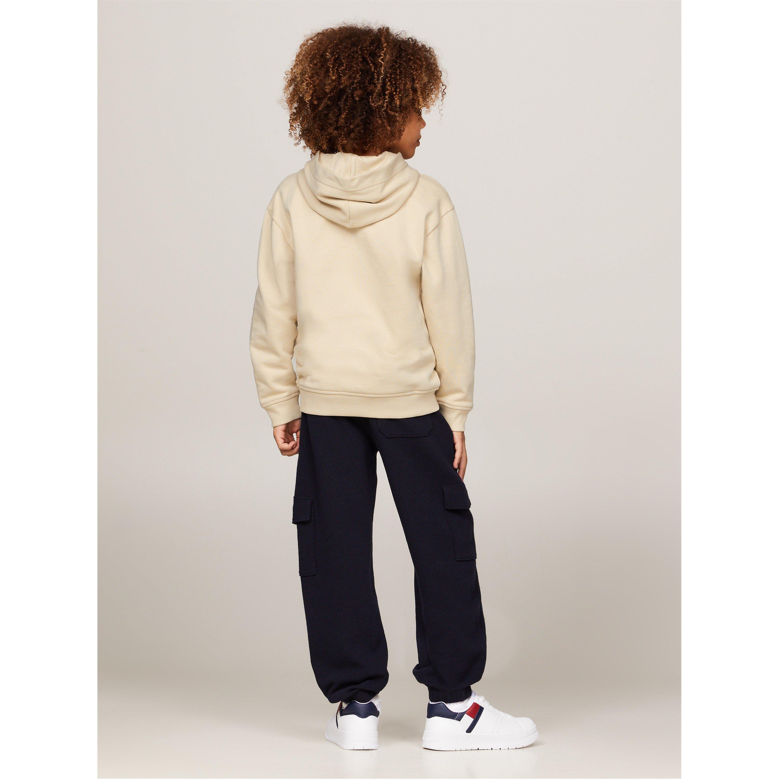 Country Ivory - Tommy Hilfiger - Varsity Over The Head Hoodie Junior - 4