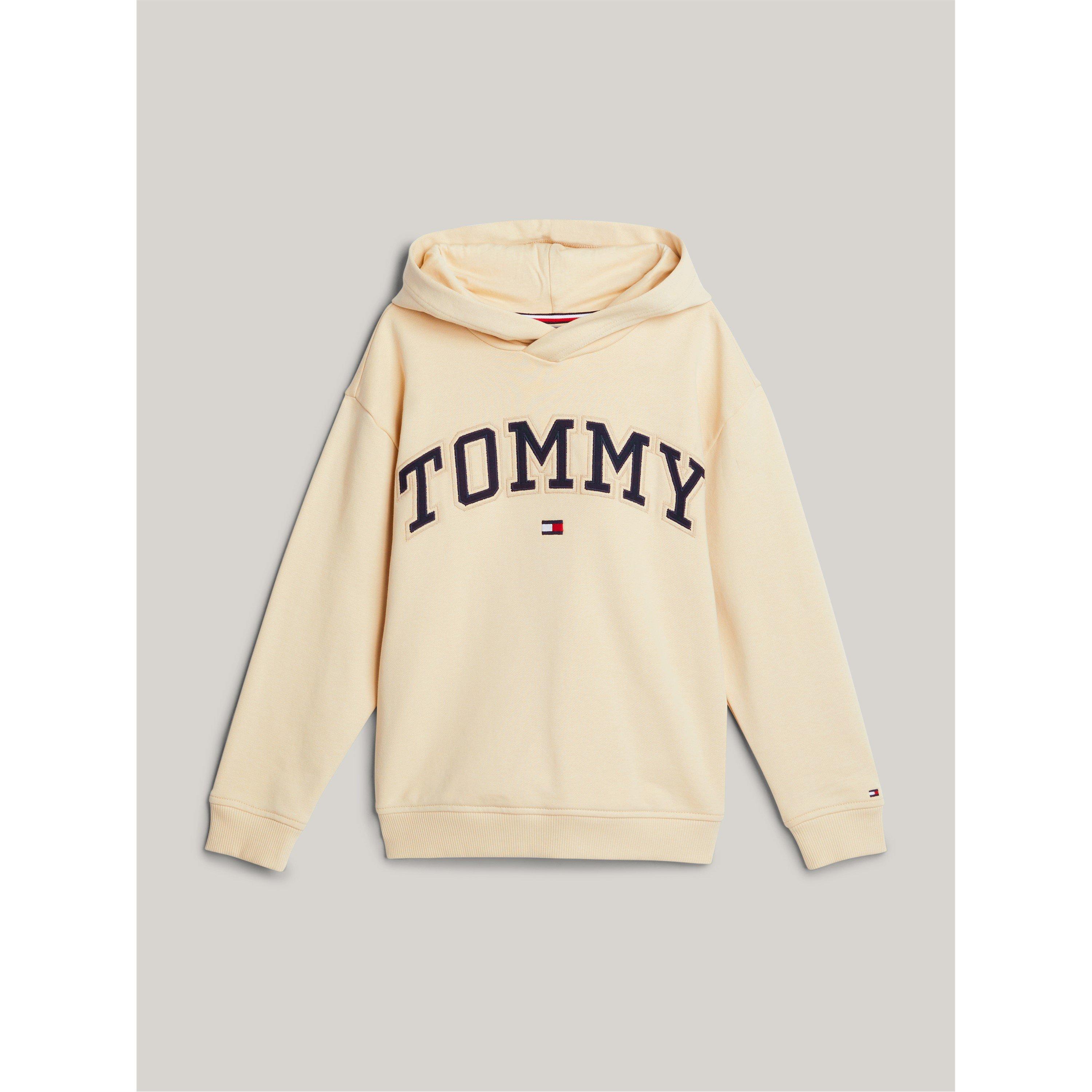Country Ivory - Tommy Hilfiger - Varsity Over The Head Hoodie Junior - 5
