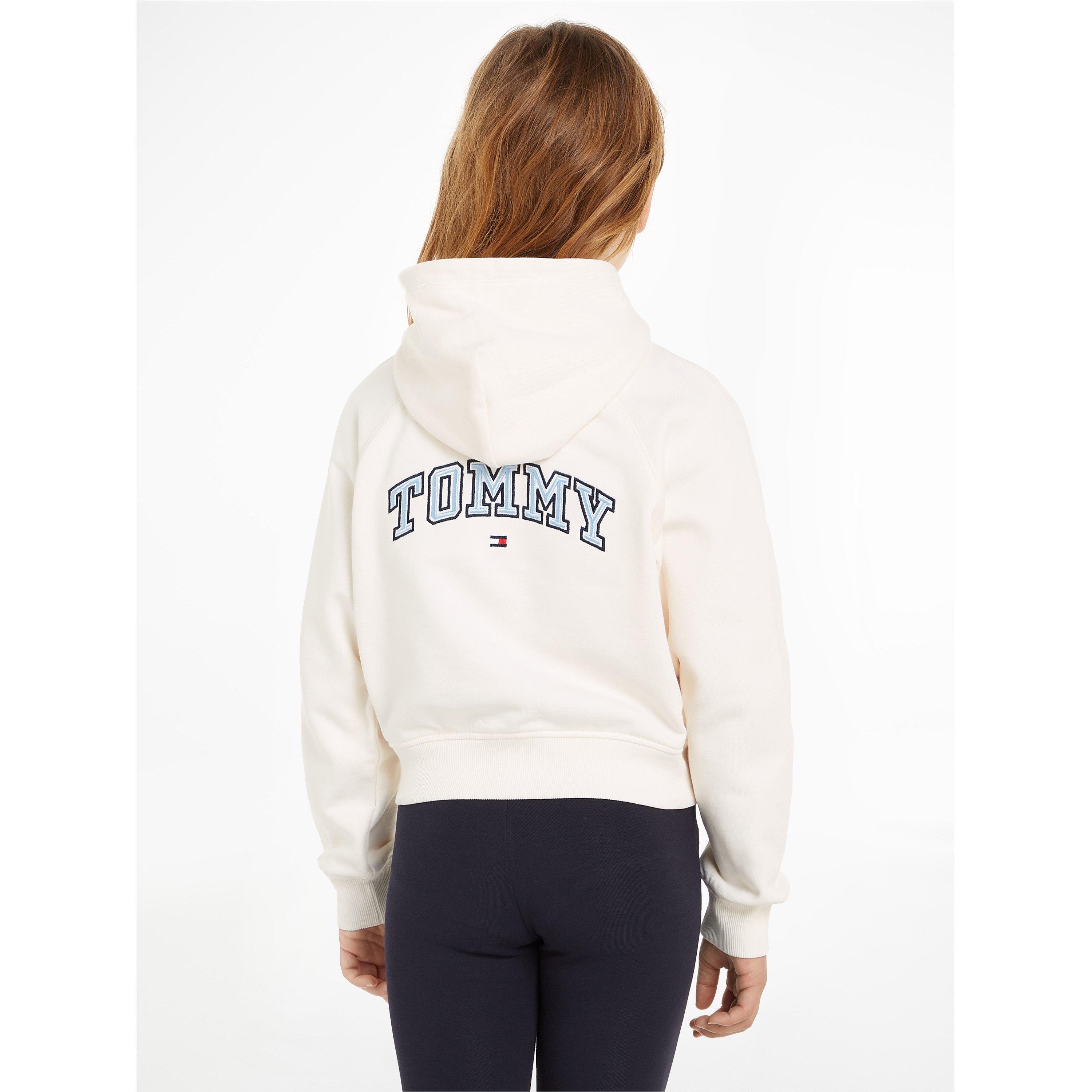 Ancient Wht - Tommy Hilfiger - Logo Zip Up Hoodie Juniors - 5