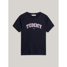 Tommy Hilfiger Varsity Foil T Shirt Juniors