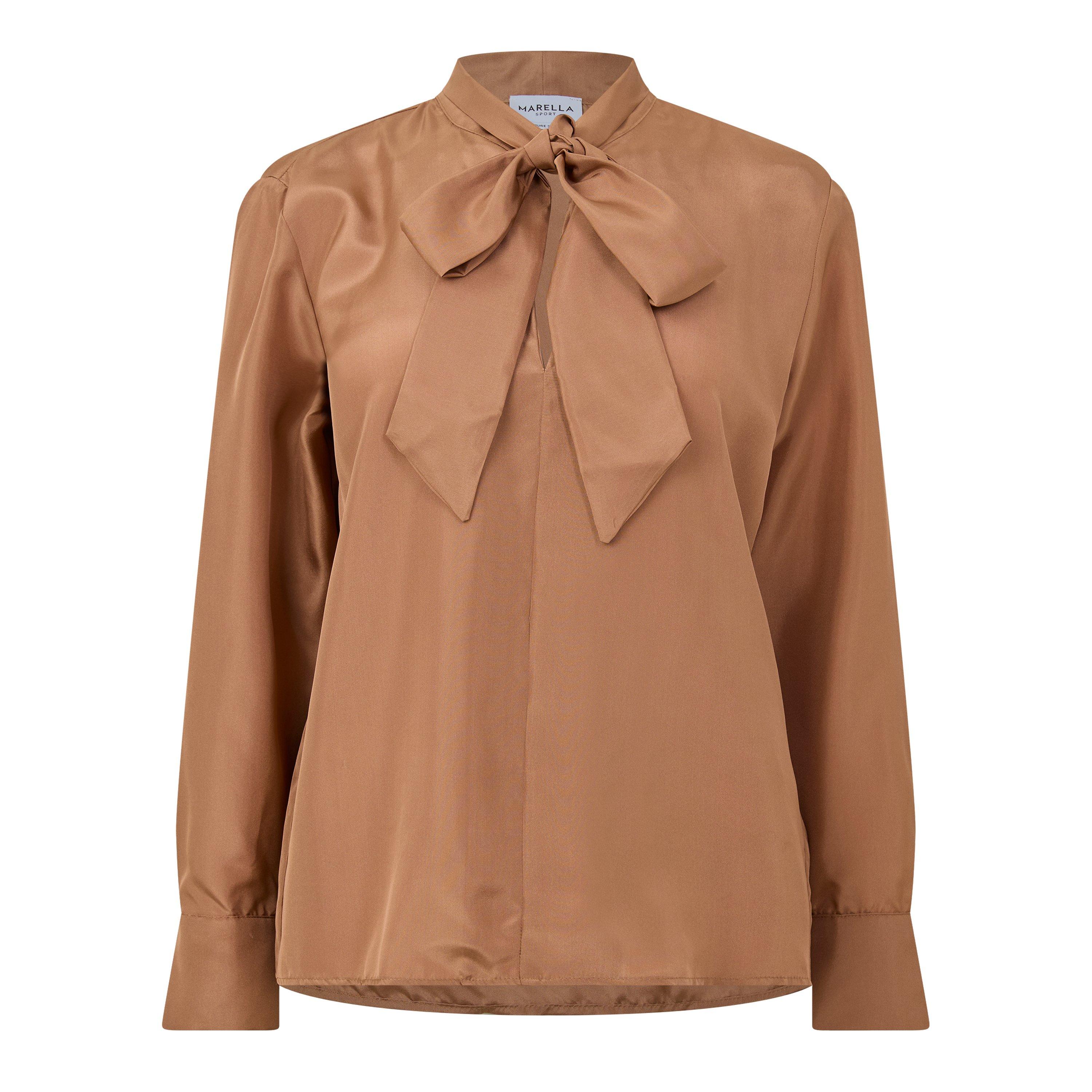 BROWN - Marella - B MLSKABALA SCARF DETAIL - 1