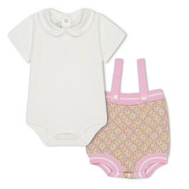 Fendi Logo All-In-One Baby Set Babies