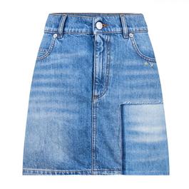 Marni Mini Patch Denim Skirt