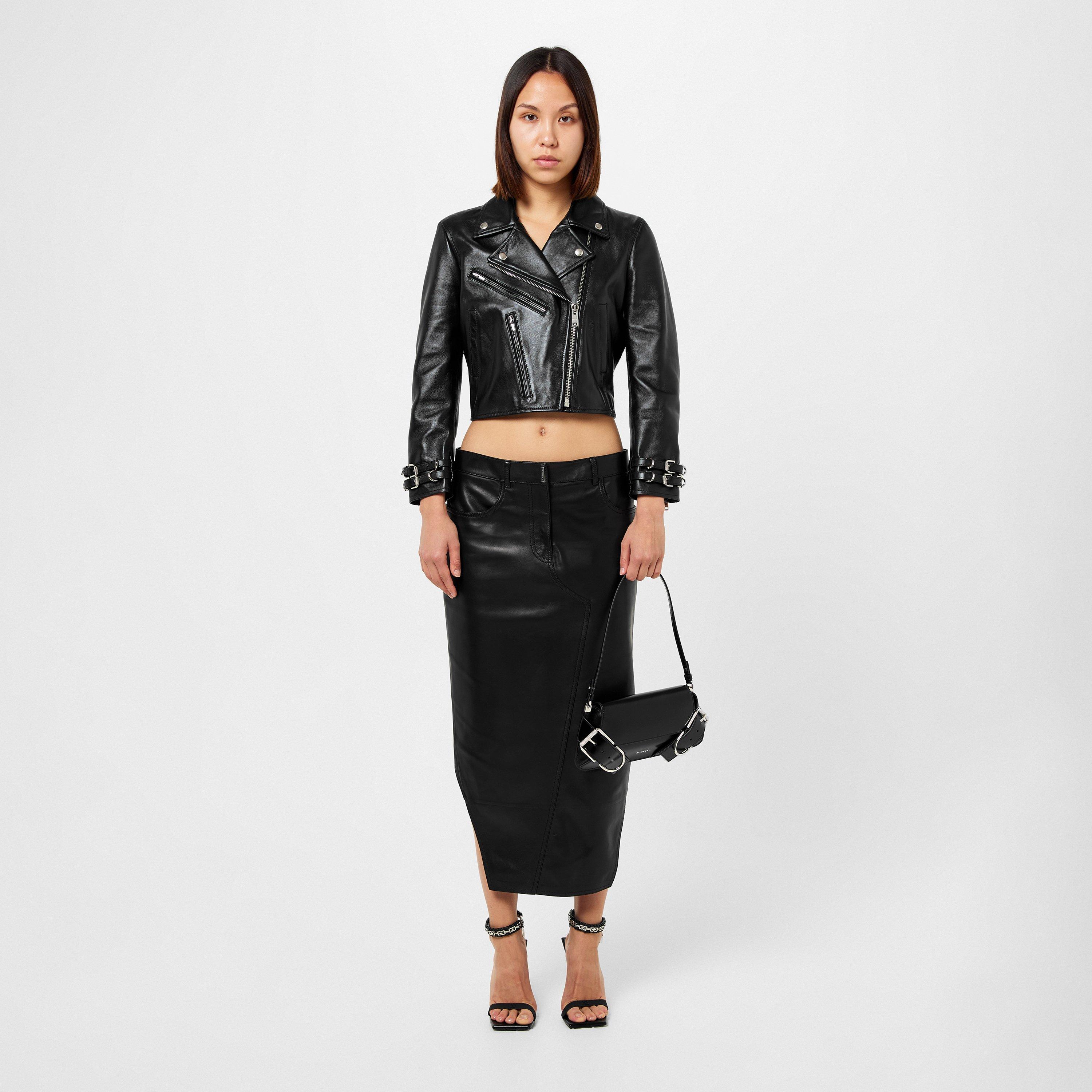 Black - GIVENCHY - Women's Midi Skirt - 4