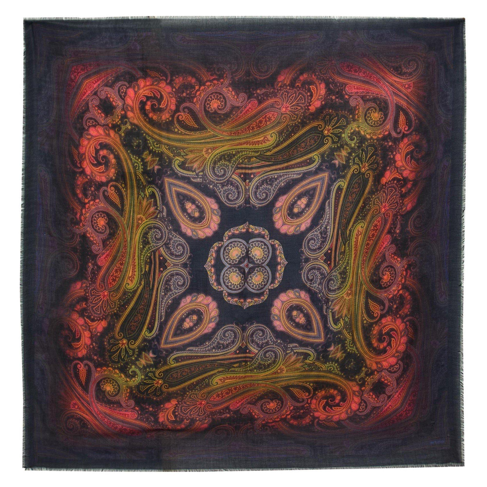 MULTICOLOURED - Etro - AIDA SHAWL 140X140