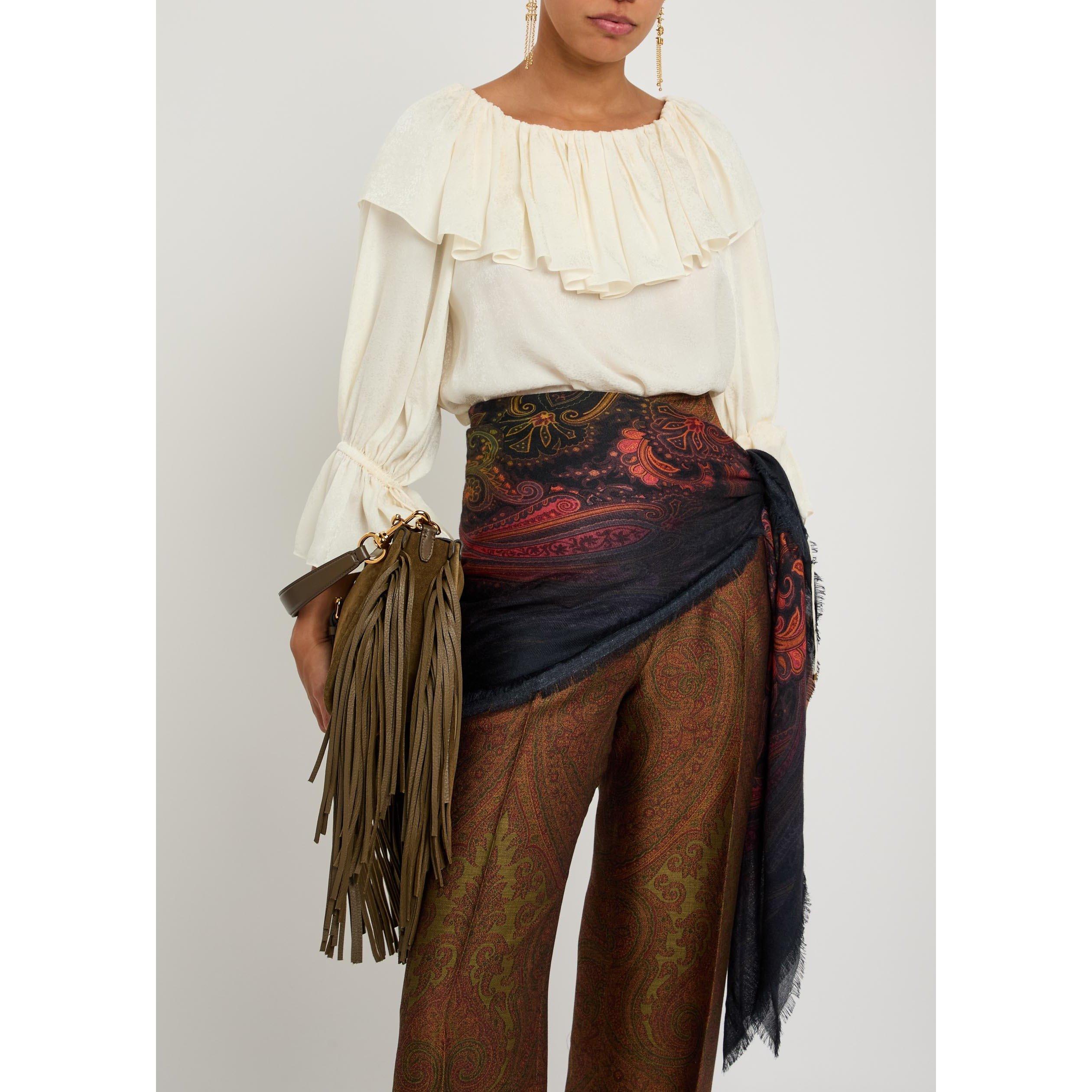 MULTICOLOURED - Etro - AIDA SHAWL 140X140 - 3