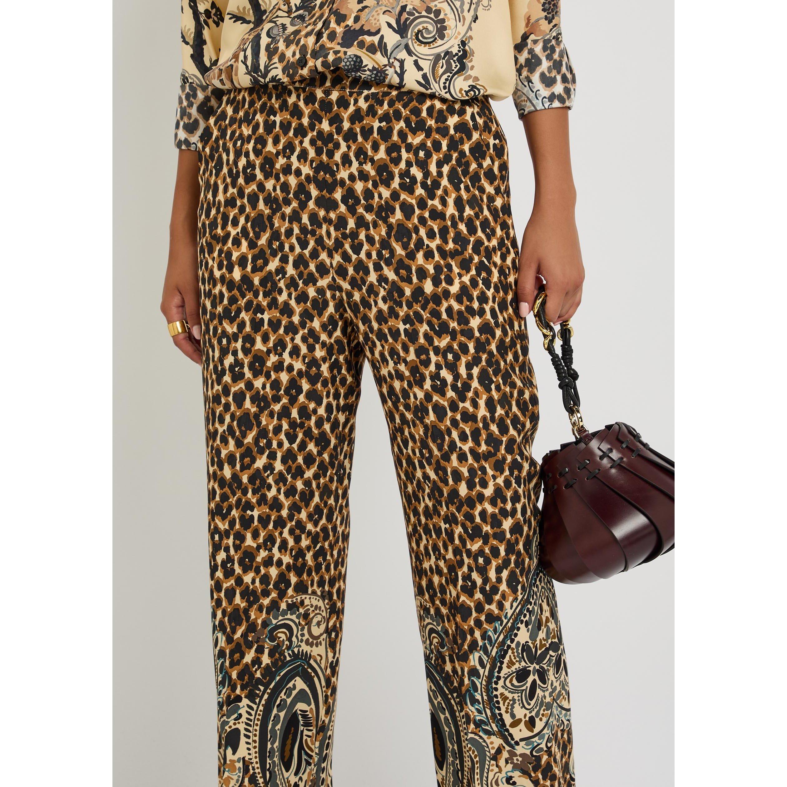 MULTICOLOURED - Etro - WOMENS STRAIGHT LEG TROUSERS - 4