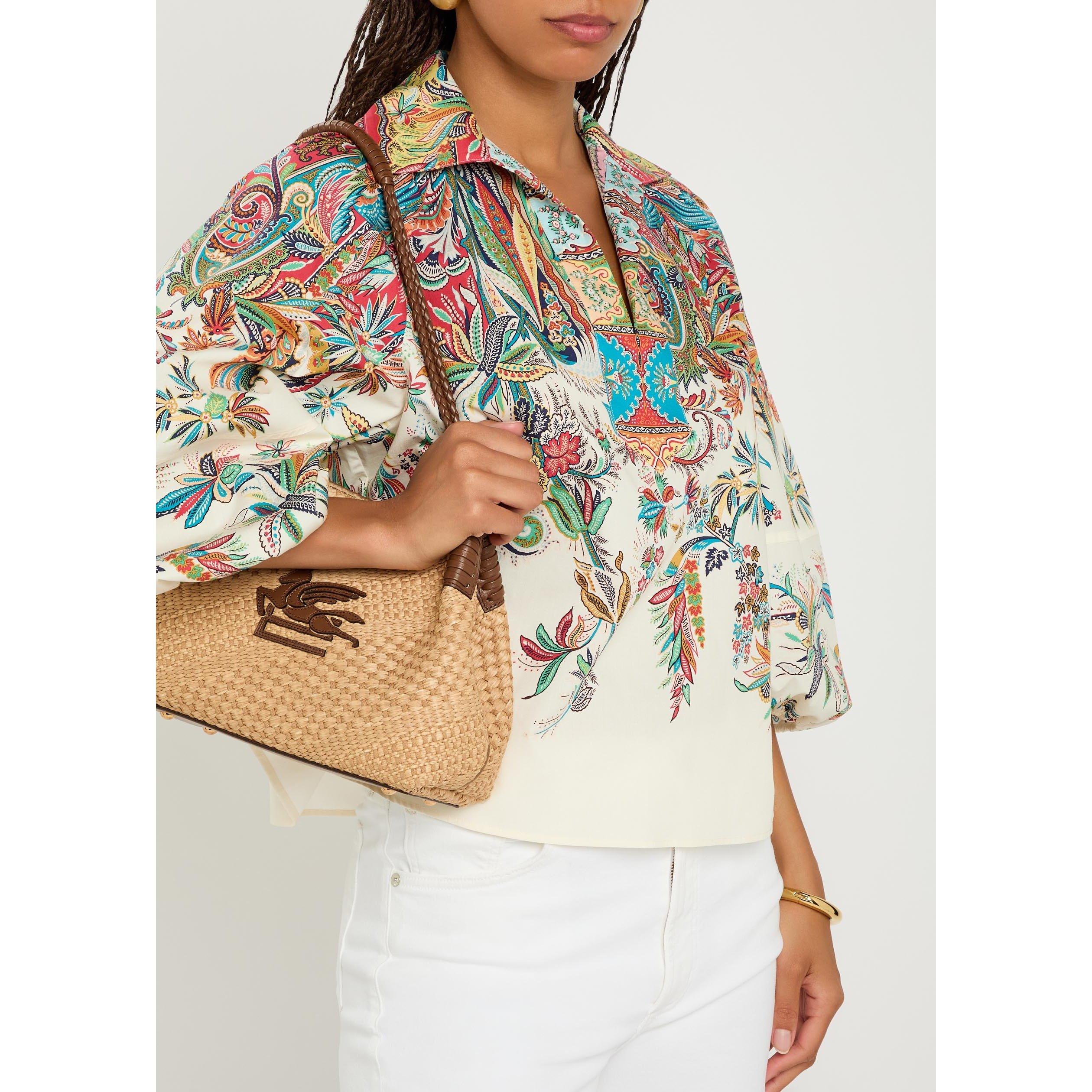 MULTICOLOURED - Etro - Women's Cotton Long-Sleeve Blouse - 4