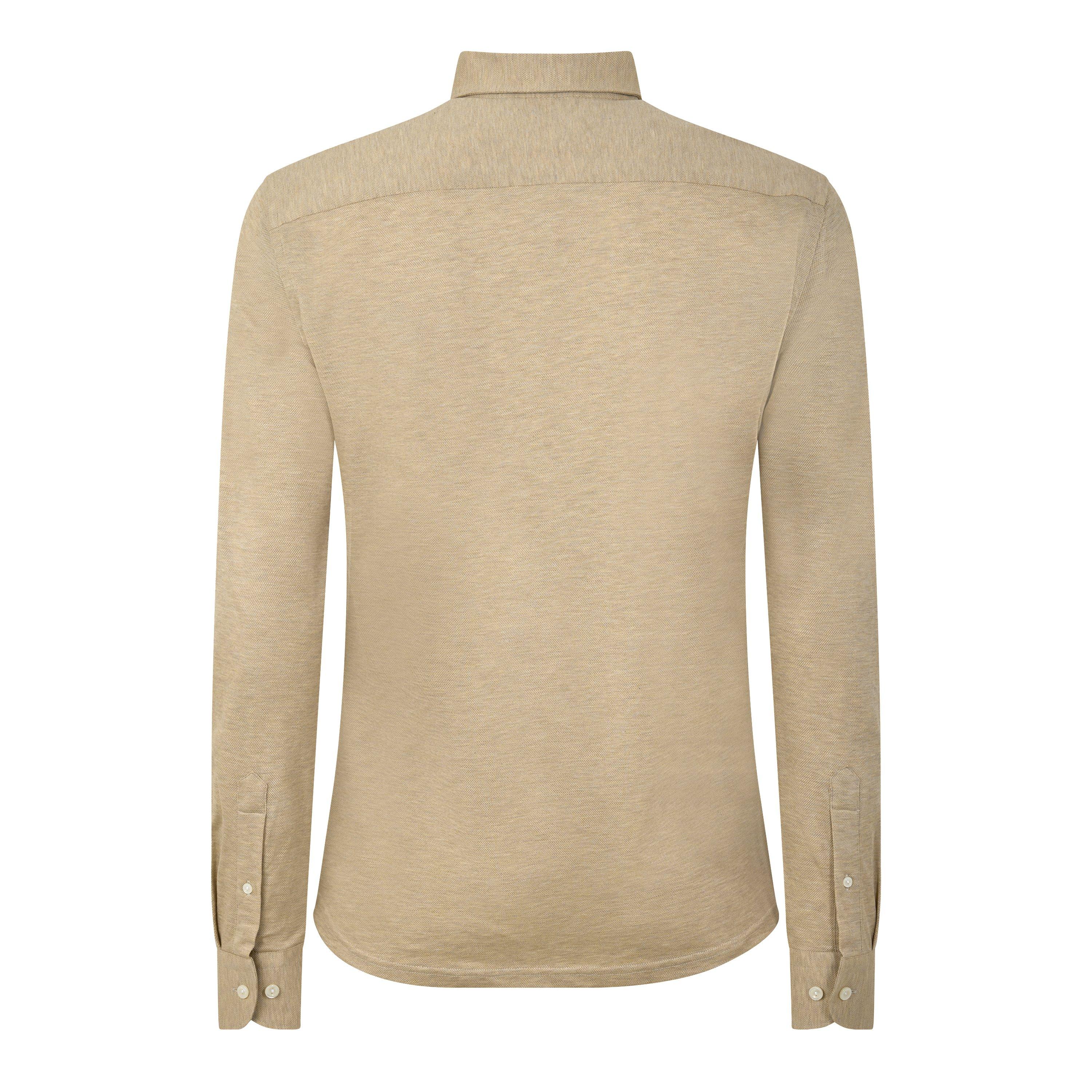 BROWN AND OTHER - Eton - ETON SHIRT LS PIQUE HLF B - 2