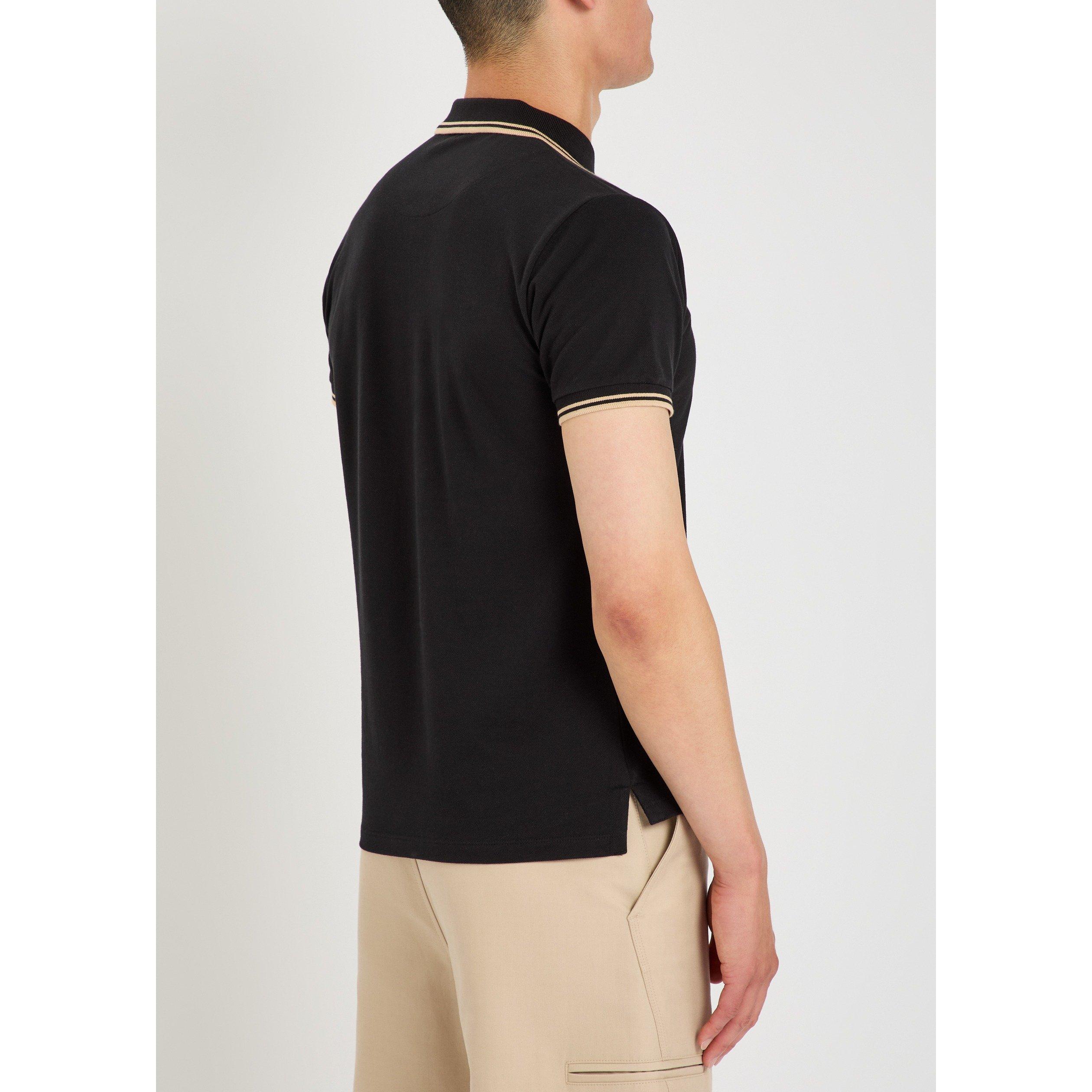BLACK - Vivienne Westwood - Men's Cotton Short-Sleeve Polo Shirt - 3