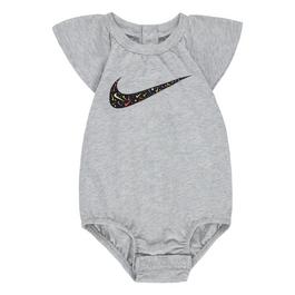 Nike Swoosh Popper Romper Babies