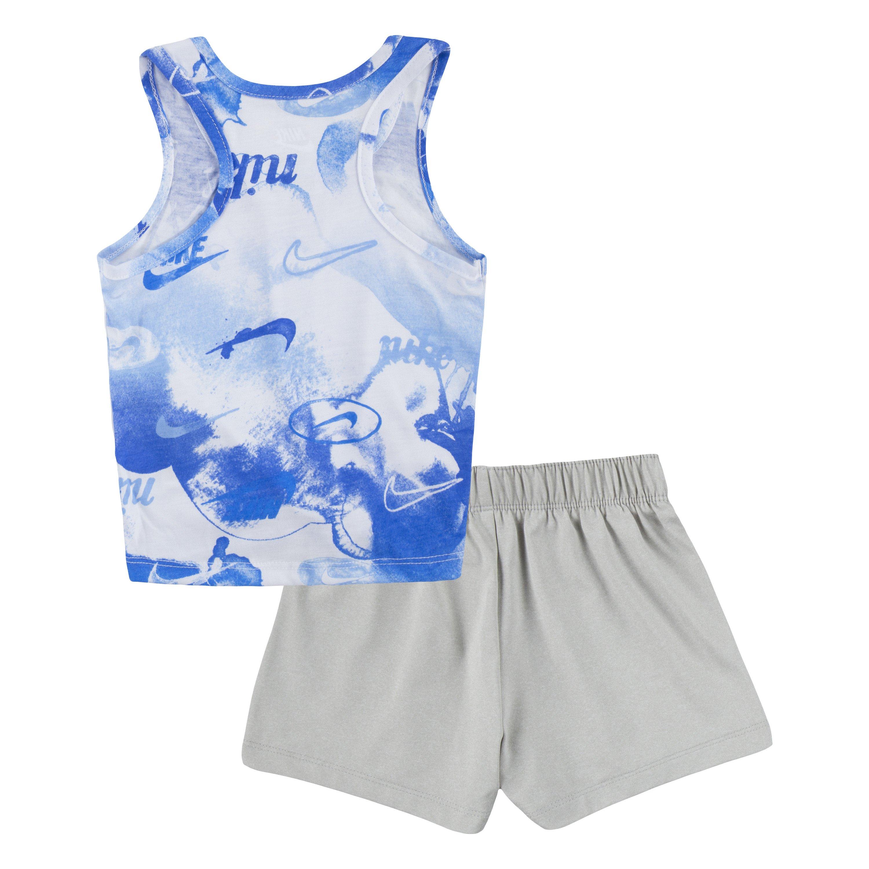 Grey Heather - Nike - Summer Jersey Shorts Set Babies - 2