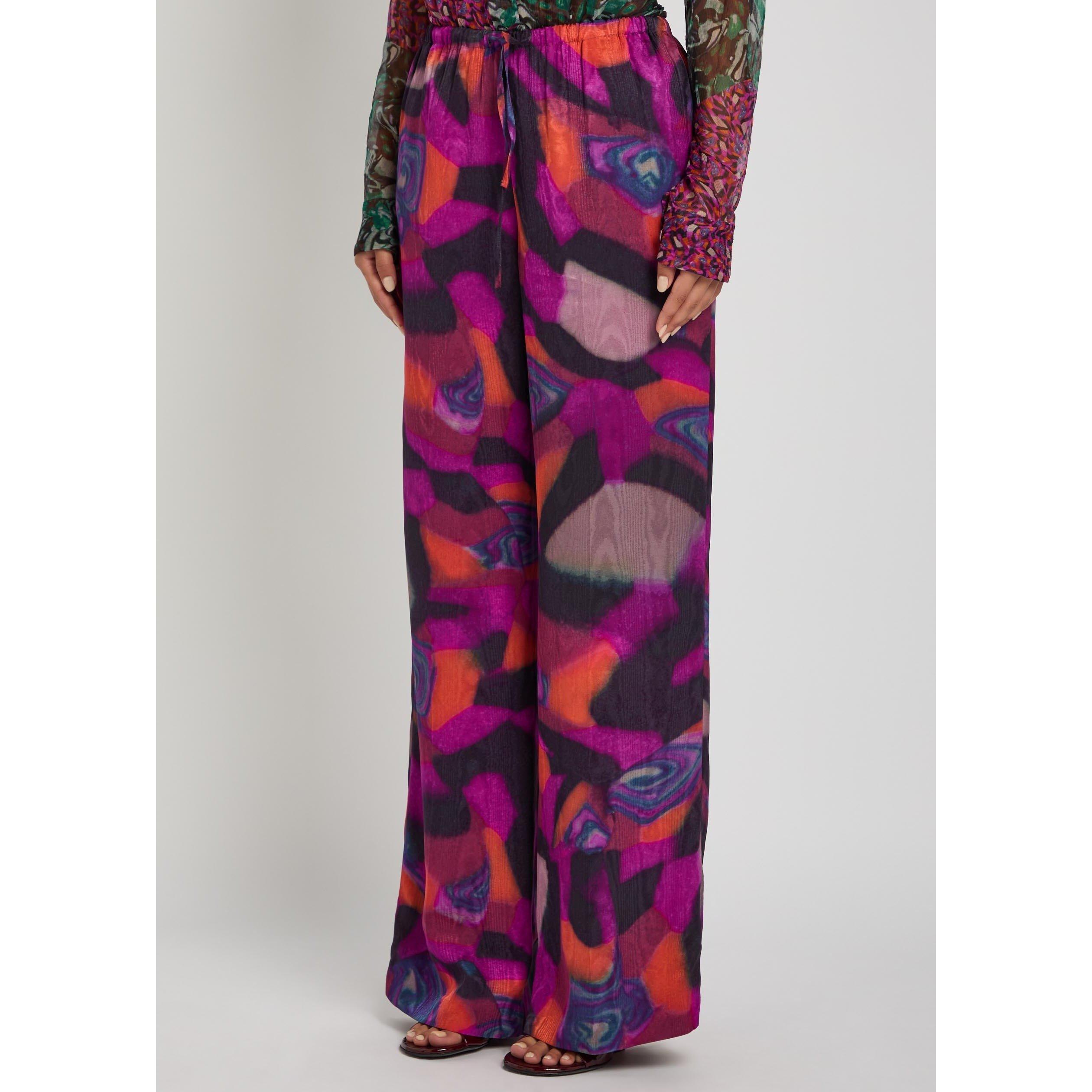 MULTICOLOURED - Dries Van Noten - 01040-PUVIS LONG 4025 W.W.PANT - 2