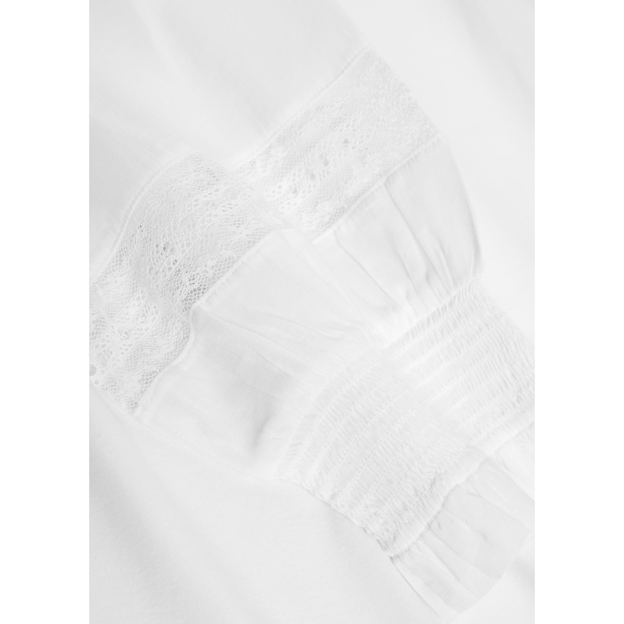 WHITE - Veronica Beard - T BELLAMIE MIXED MEDIA TOP - 4
