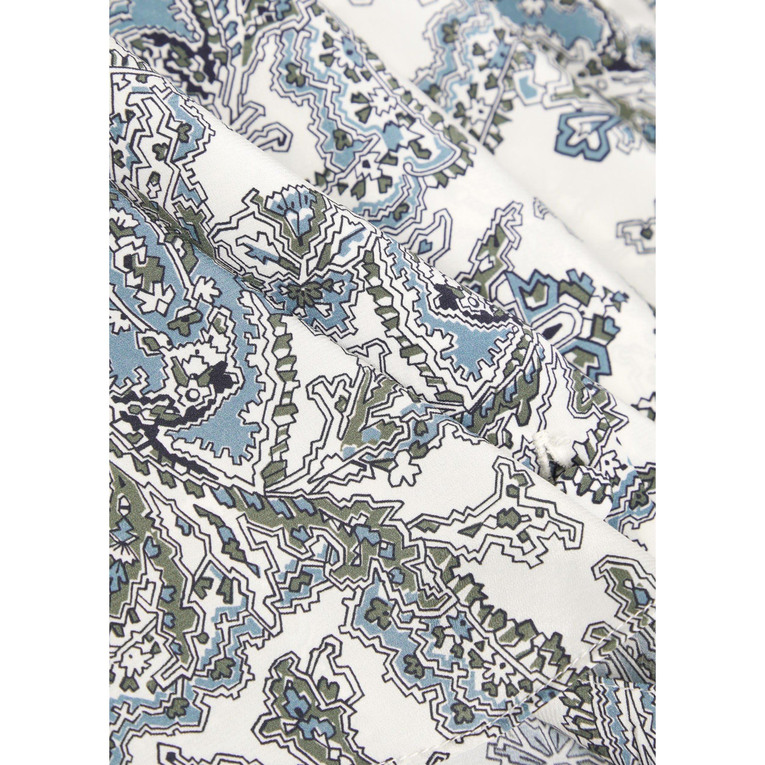 ECRU - Veronica Beard - Women's Farah Silk Long-Sleeve Blouse - 4