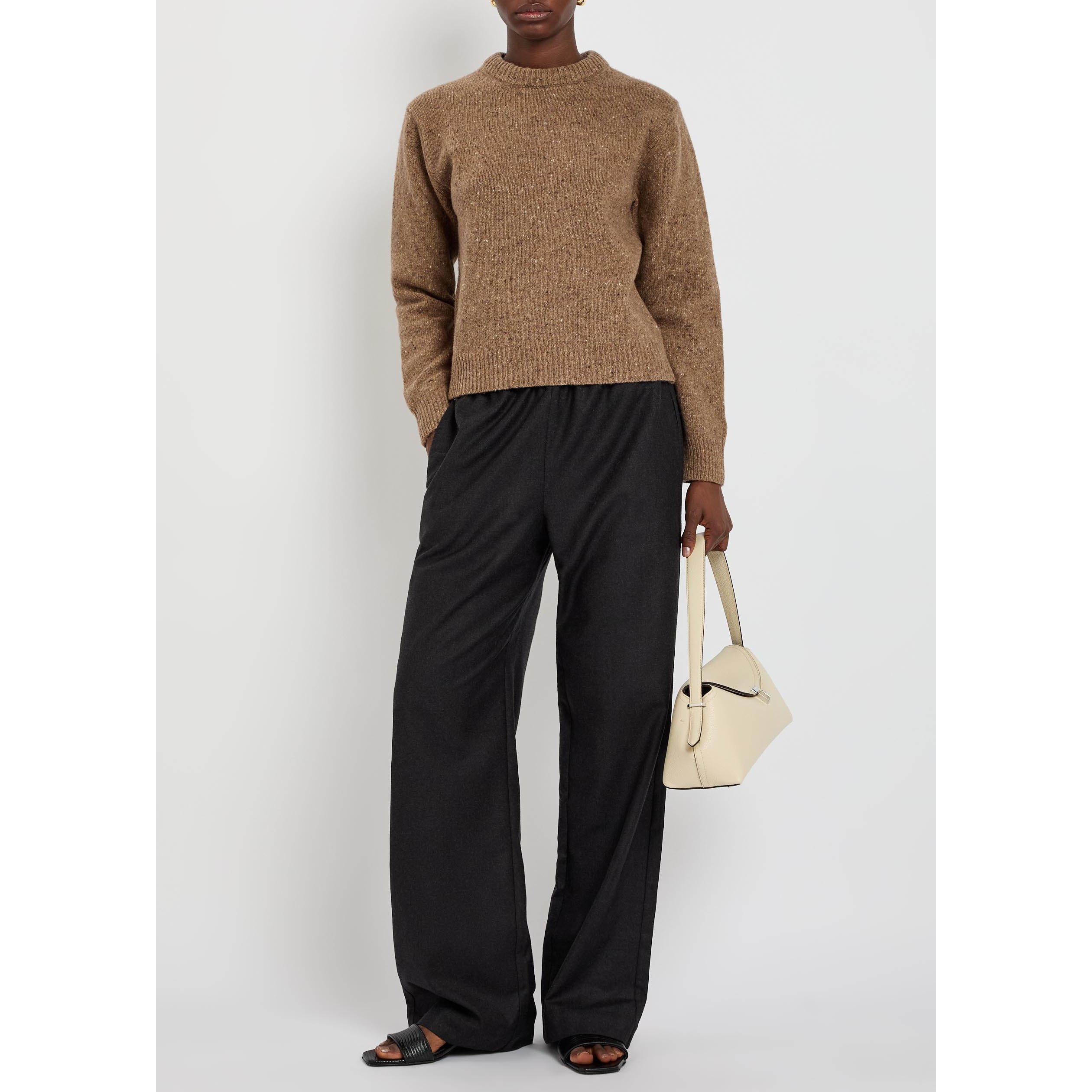 BLACK - Rohe - Women's Wool Relaxed-Fit Straight Leg Trousers - 5