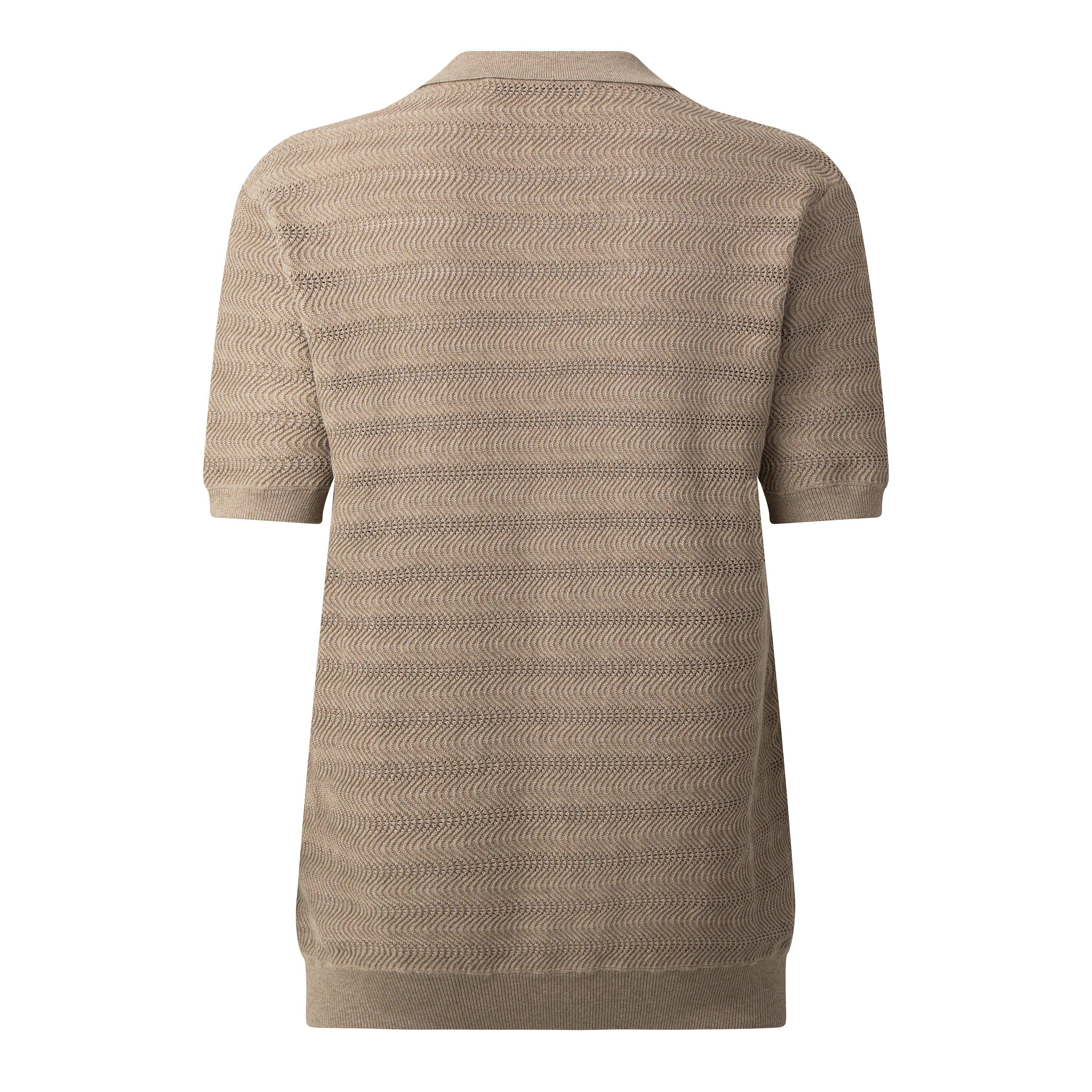 LIGHT BROWN - Frescobol Carioca - FRESC Rino Jacquard Wv SS - 2