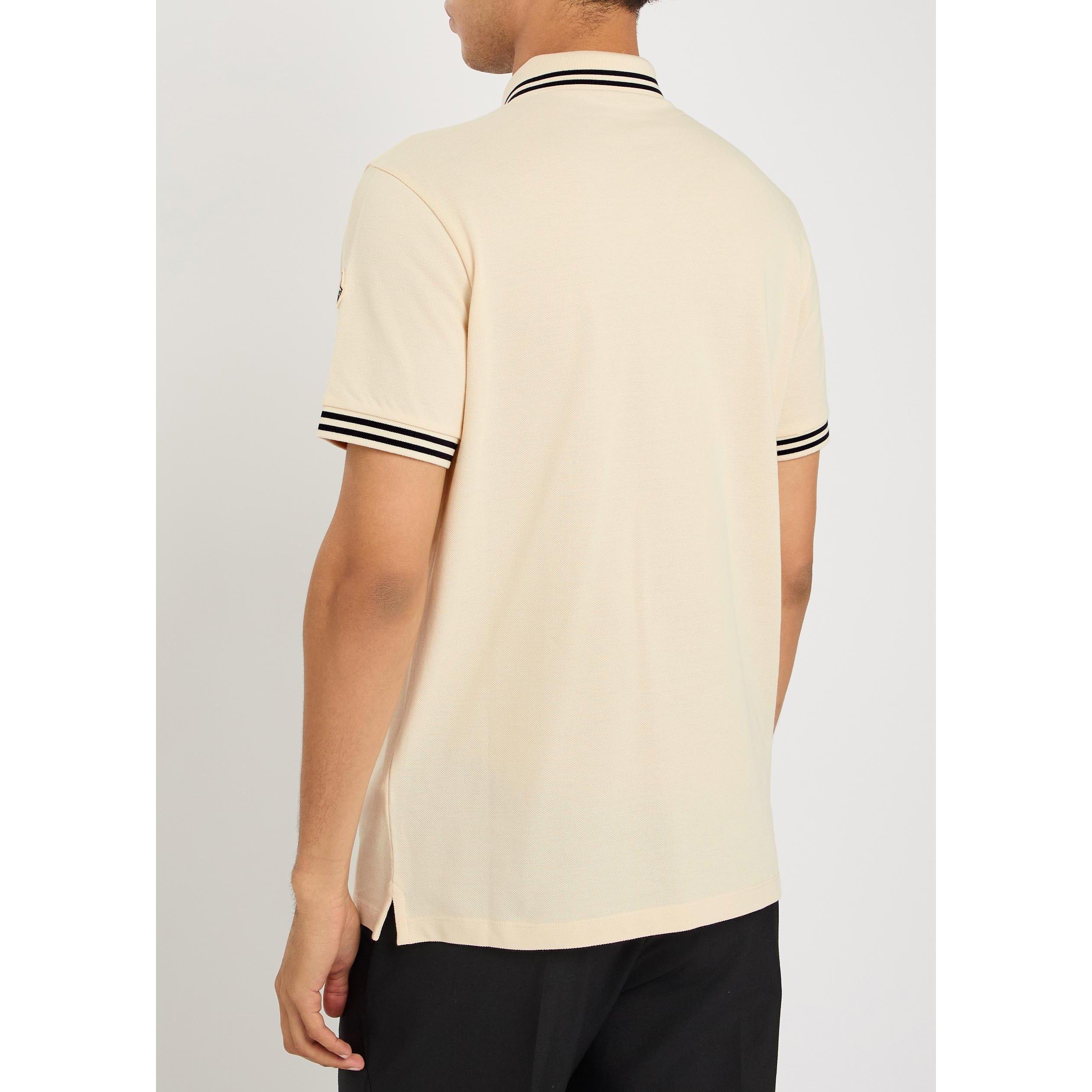 MULTICOLOURED 1 - Moncler - MON TPPD LOW BADGE POLO SS - 3