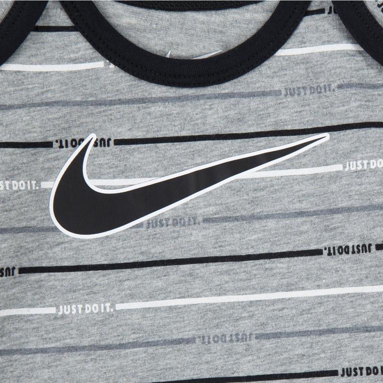 Noir - Nike - Stripe Shrt Set Bb99 - 4