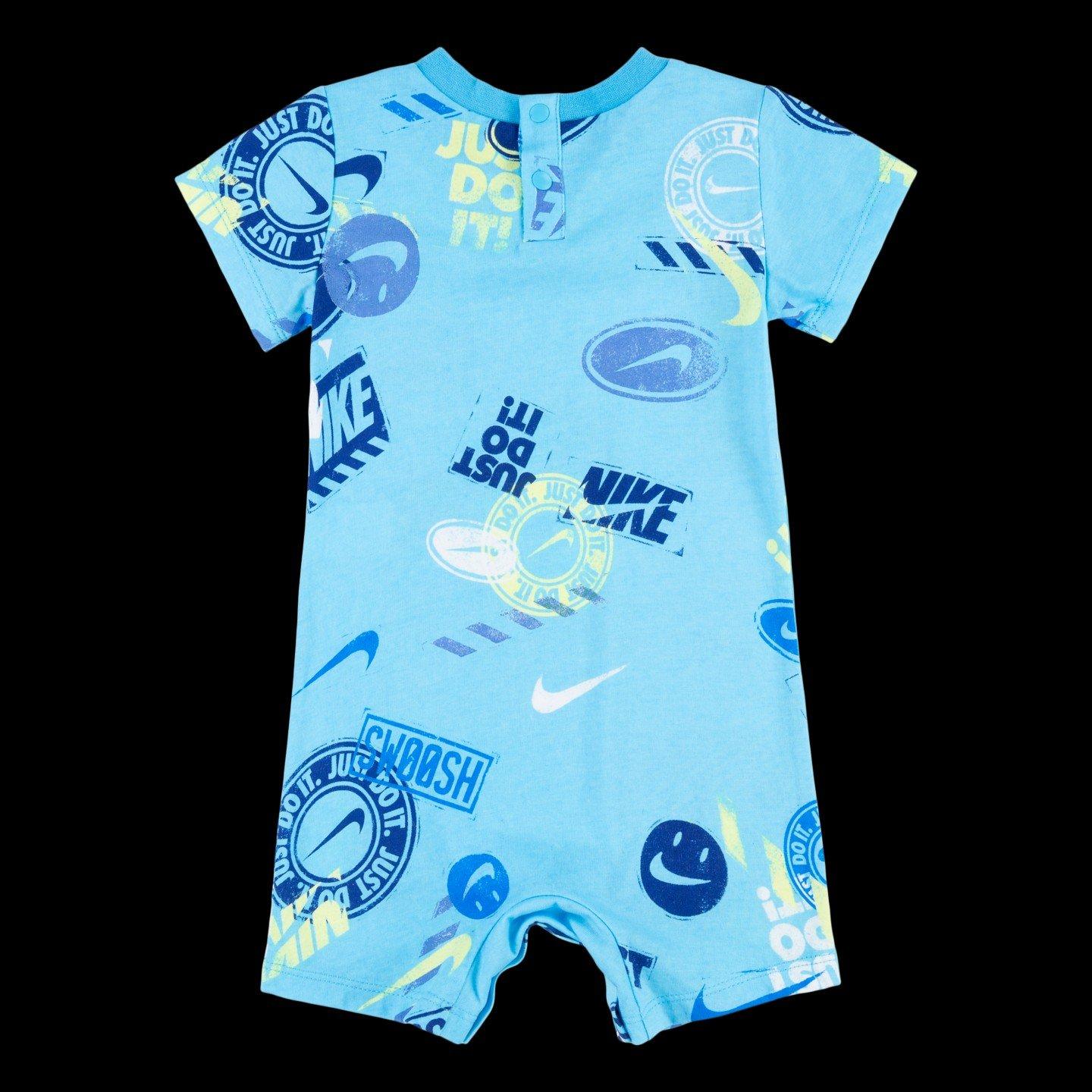 Baltic Blue - Nike - Logo Romper Babies - 2