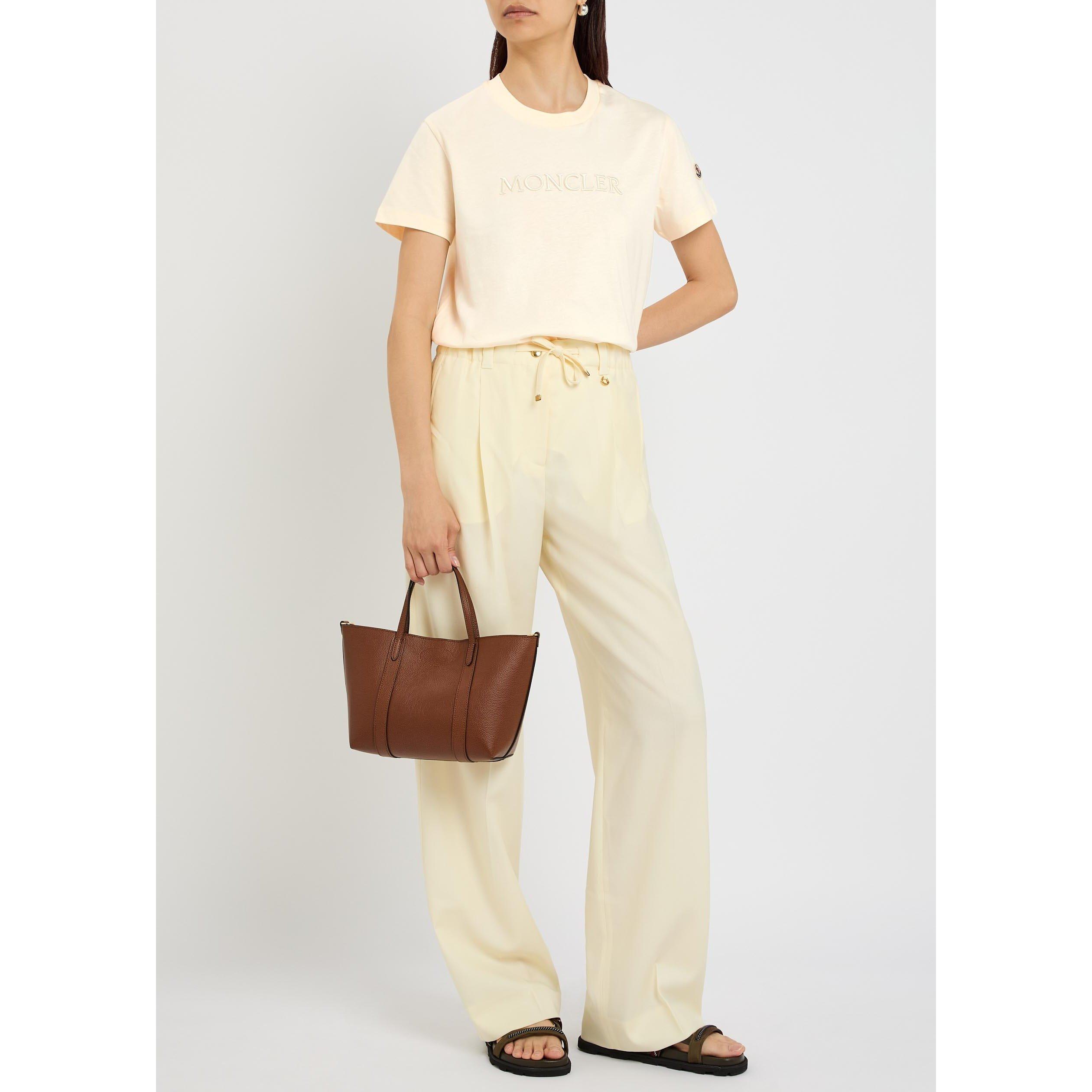 CREAM - Moncler - Women's Wool Straight-Leg Trousers - 5