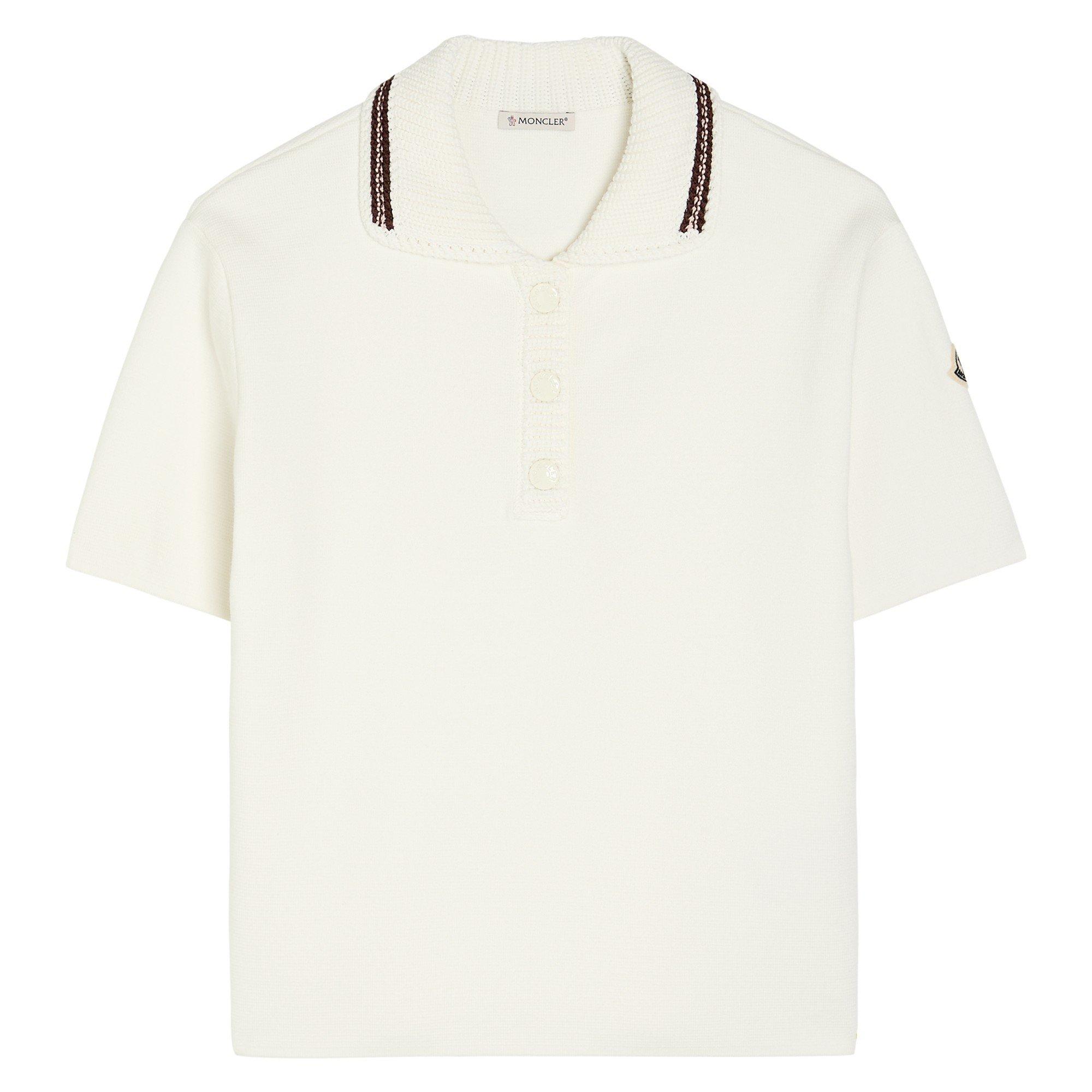 WHITE - Moncler - SS POLO